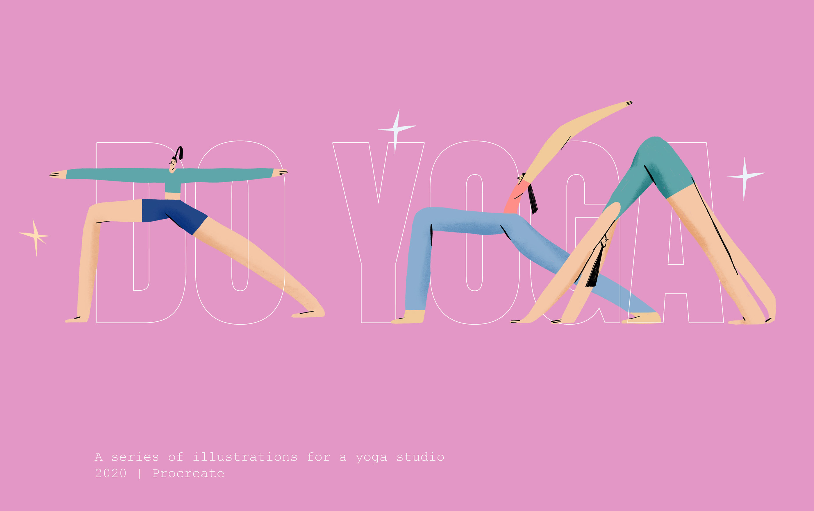 DO YOGA — Изображение №1 — Иллюстрация на Dprofile