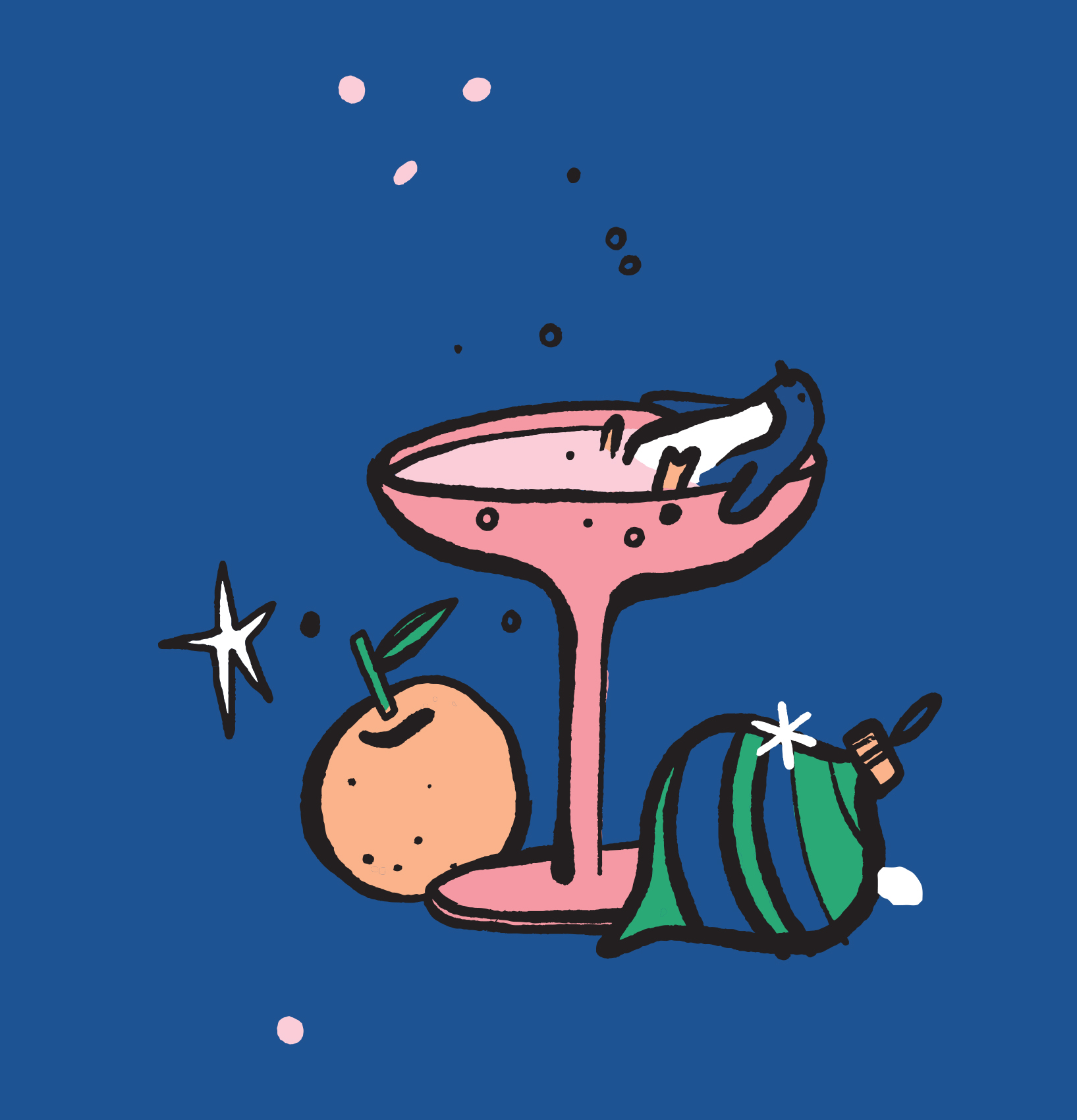 Новогоднее оформление магазинов «Азбука вкуса» — Изображение №10 — Брендинг, Иллюстрация на Dprofile