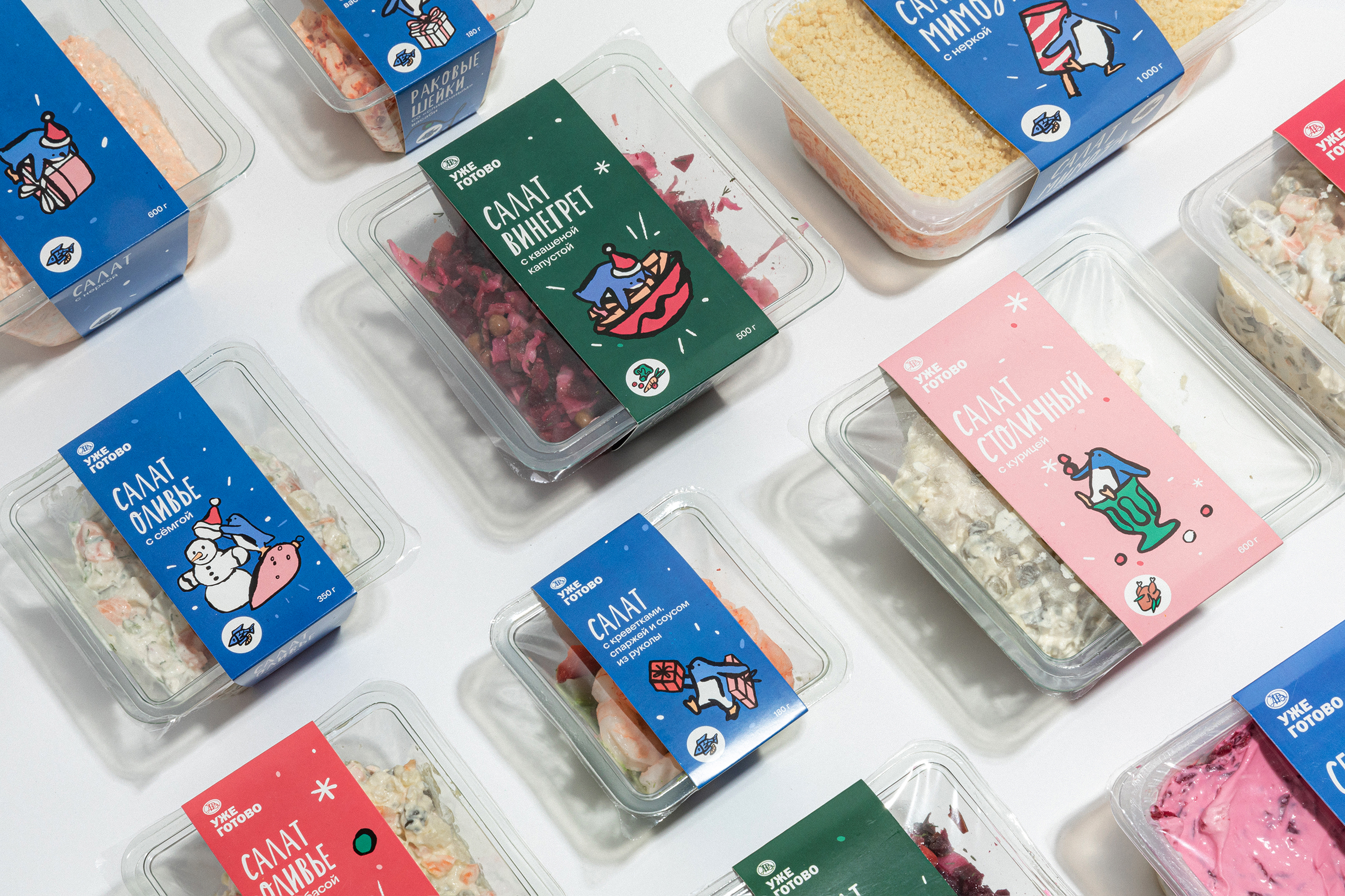 Новогоднее оформление магазинов «Азбука вкуса» — Изображение №20 — Брендинг, Иллюстрация на Dprofile