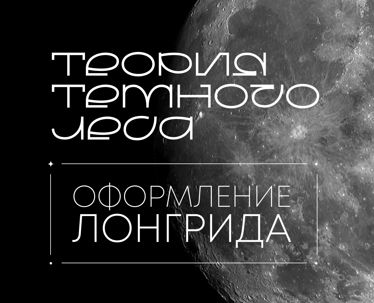Лонгрид "Теория темного леса" — Графика на Dprofile