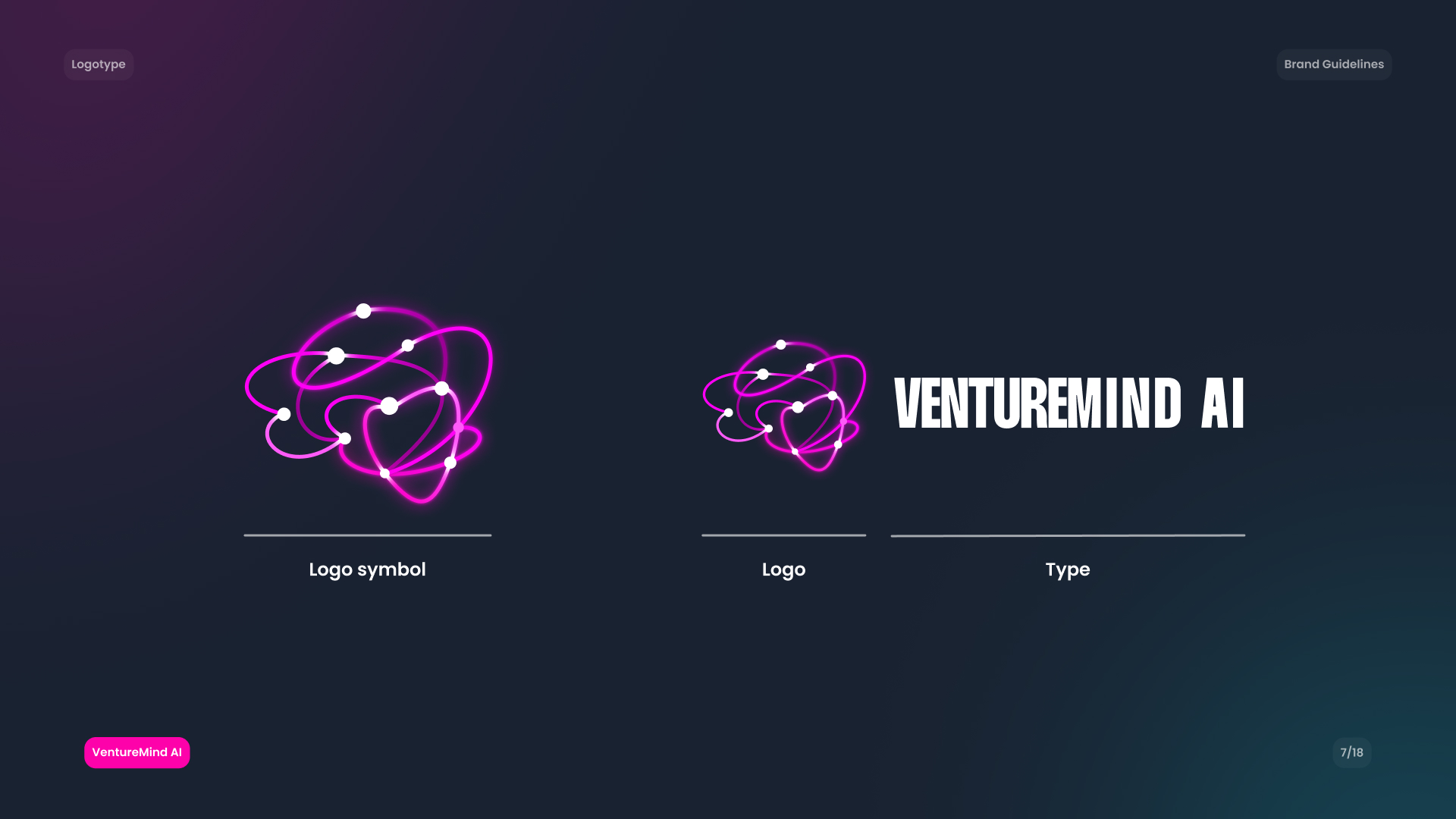 Venture Mind AI — Brand Identity — Изображение №7 — Брендинг на Dprofile