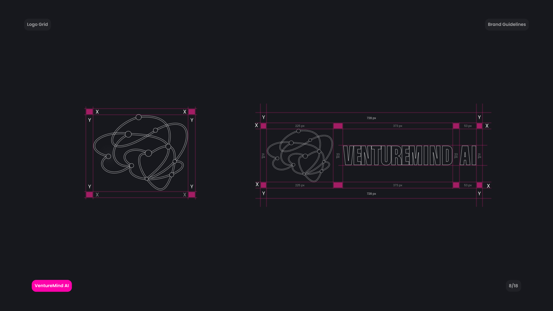 Venture Mind AI — Brand Identity — Изображение №8 — Брендинг на Dprofile
