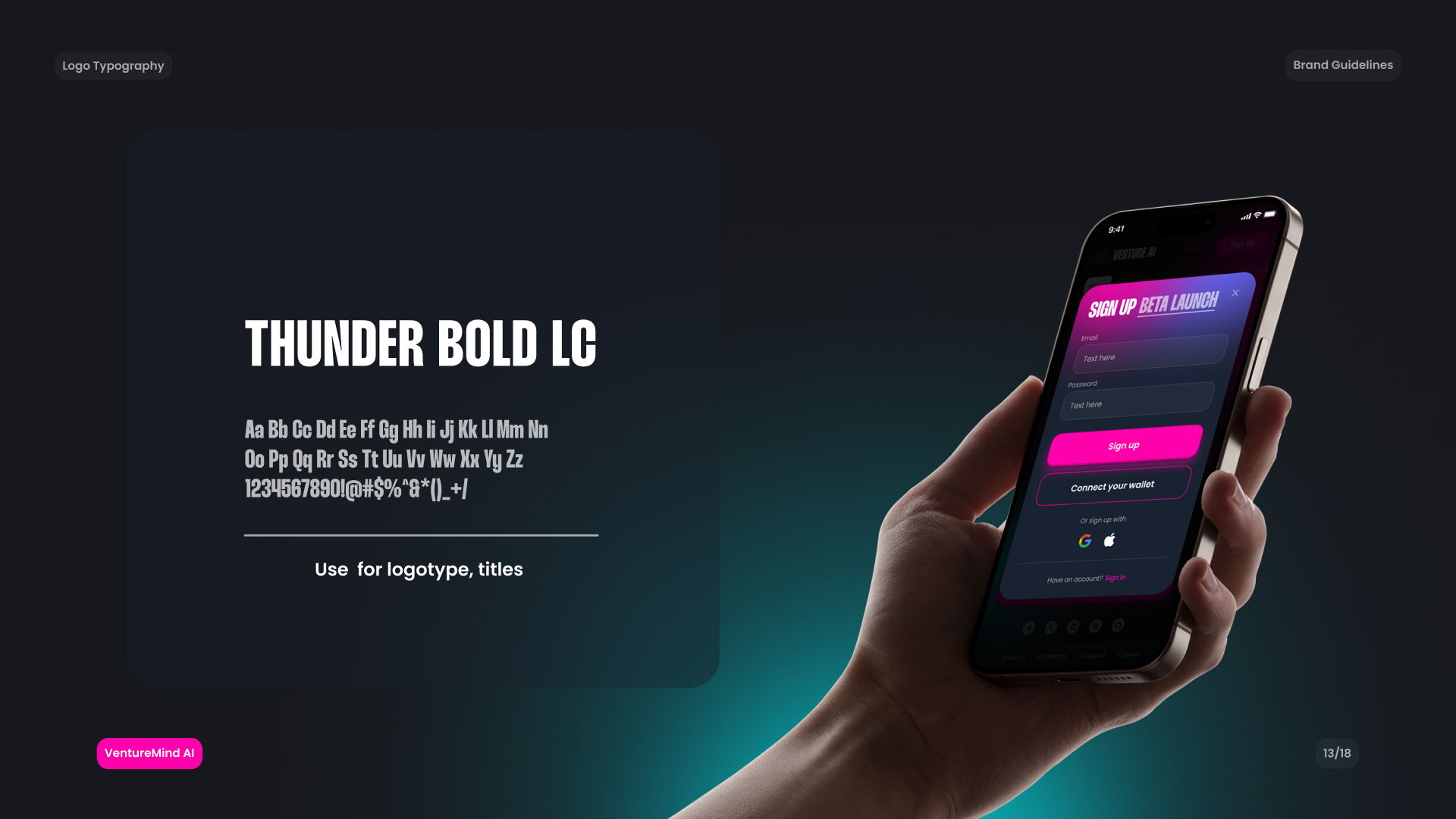 Venture Mind AI — Brand Identity — Изображение №13 — Брендинг на Dprofile