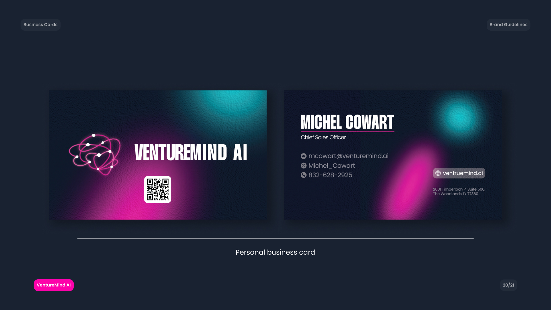 Venture Mind AI — Brand Identity — Изображение №22 — Брендинг на Dprofile