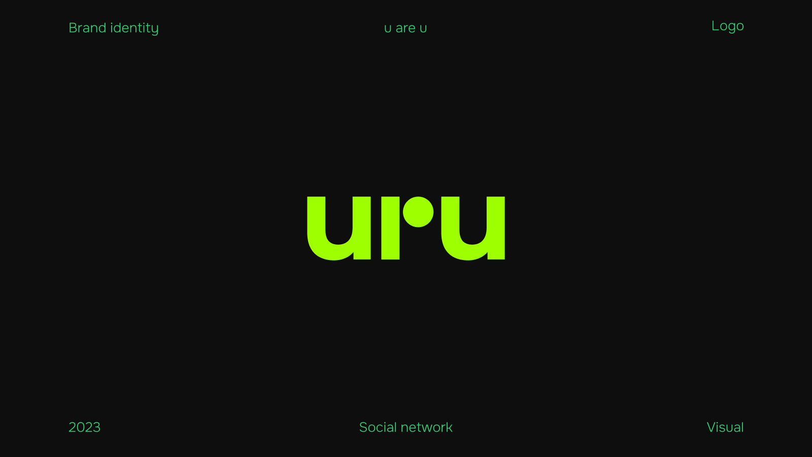 URU brand identity — Изображение №1 — Брендинг, Графика на Dprofile