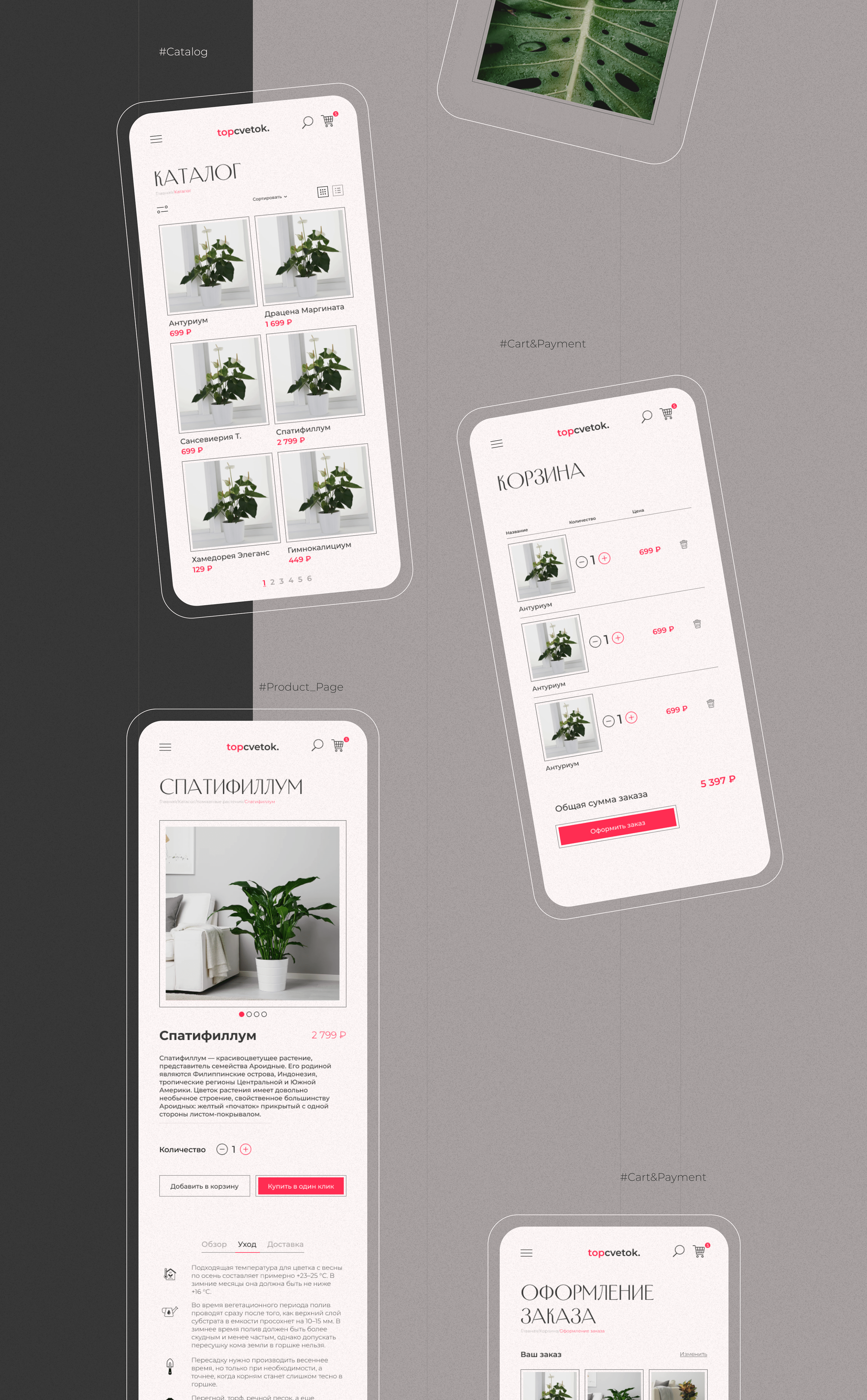 Plant online store | concept — Изображение №9 — Интерфейсы на Dprofile