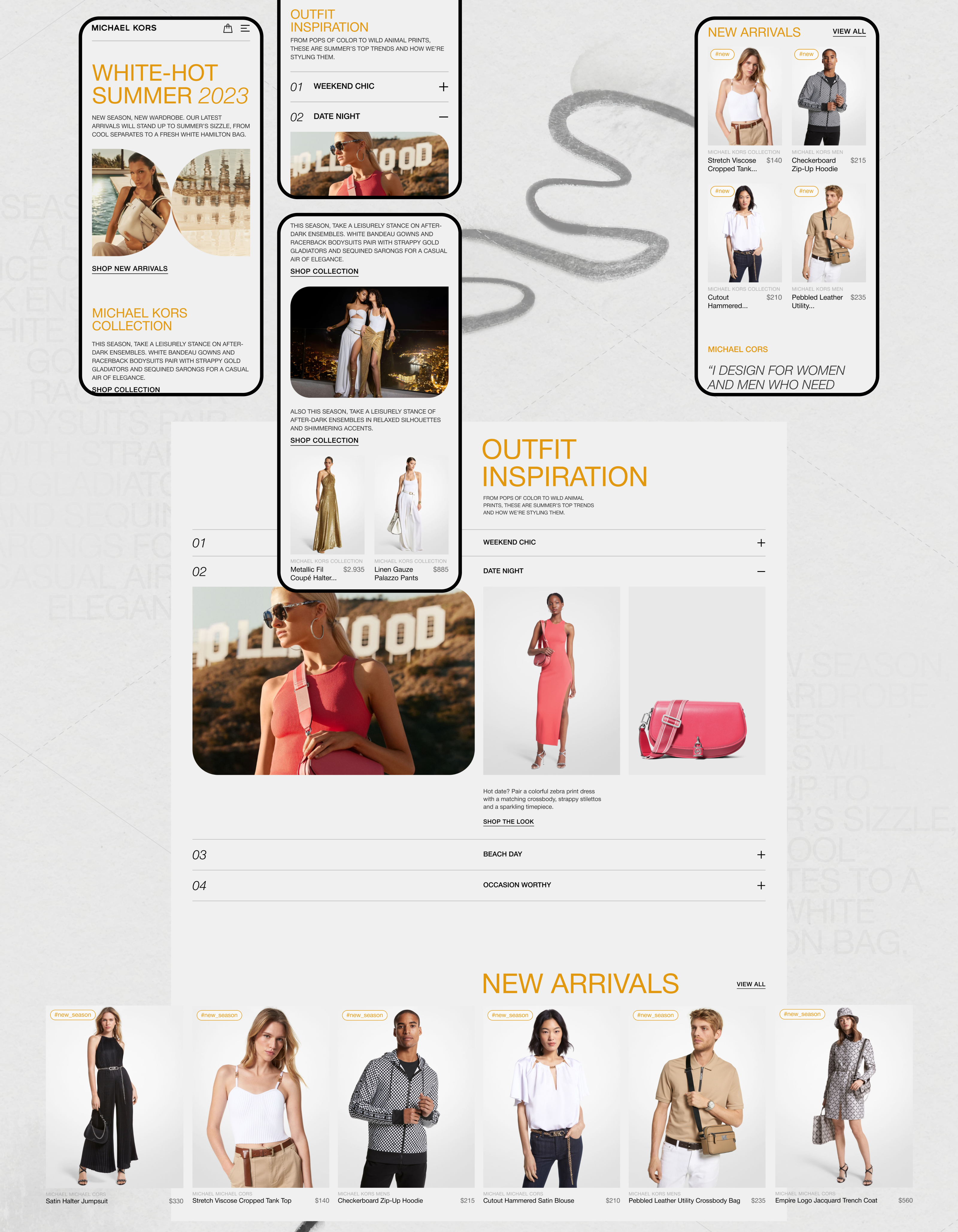 MICHAEL KORS | E-commerce Concept Redesign — Изображение №3 — Интерфейсы на Dprofile