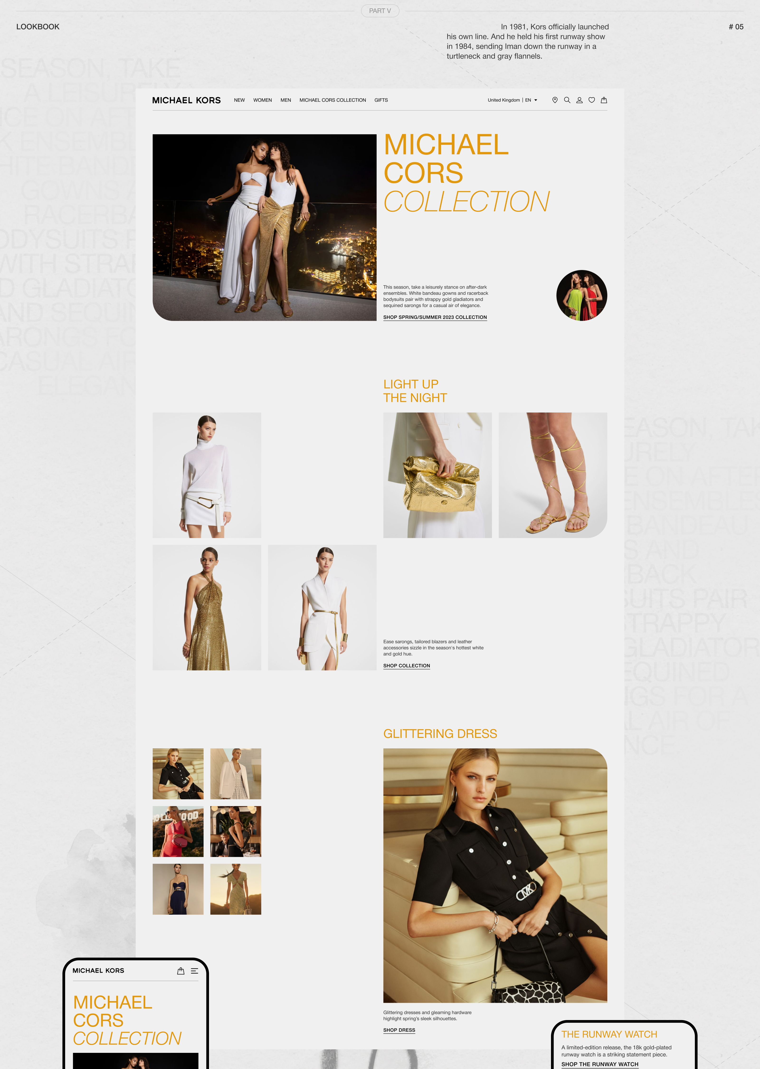 MICHAEL KORS | E-commerce Concept Redesign — Изображение №10 — Интерфейсы на Dprofile