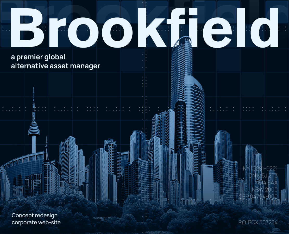 Brookfield | Corporate website redesign — Интерфейсы, Брендинг на Dprofile
