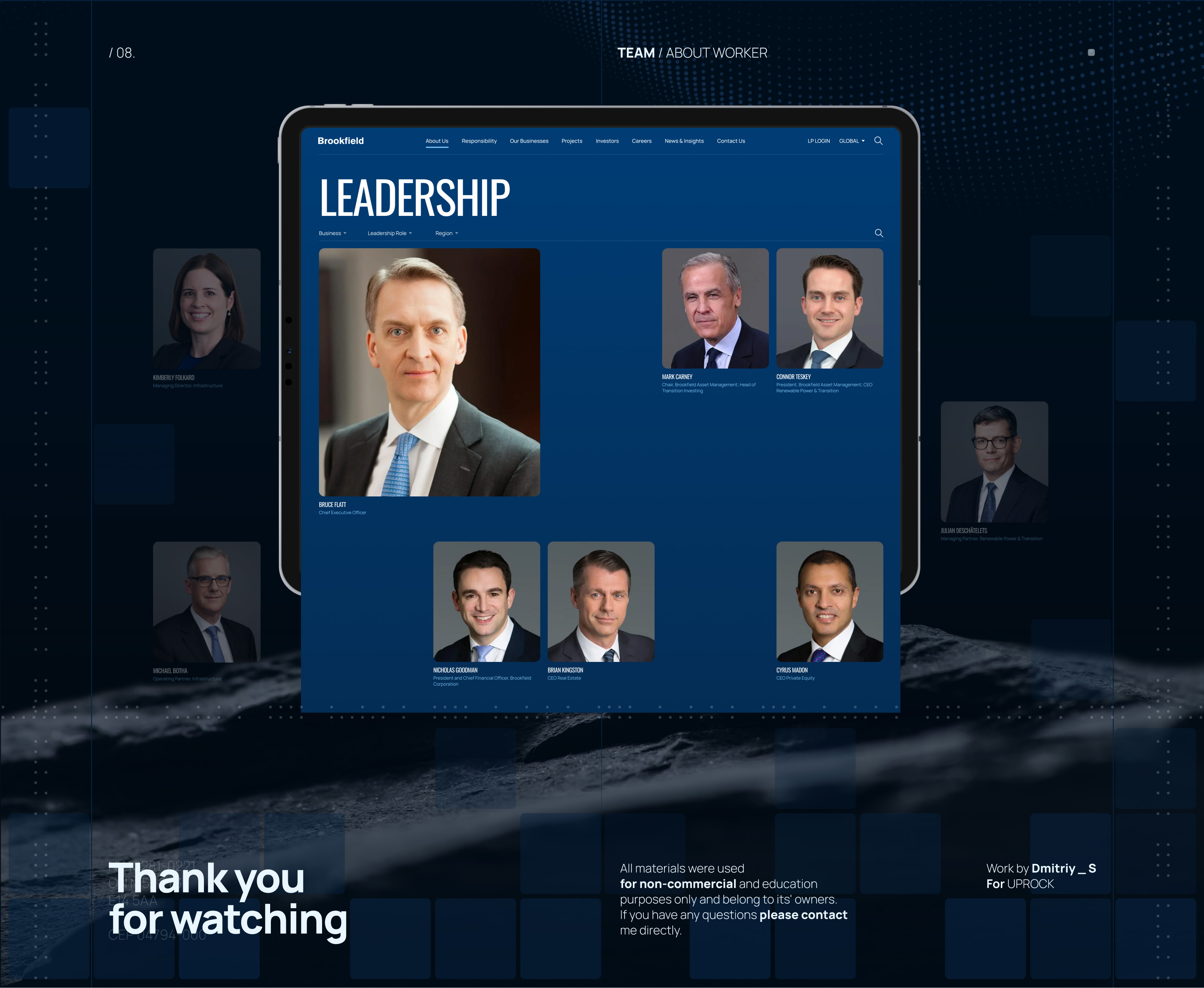Brookfield | Corporate website redesign — Изображение №13 — Интерфейсы, Брендинг на Dprofile