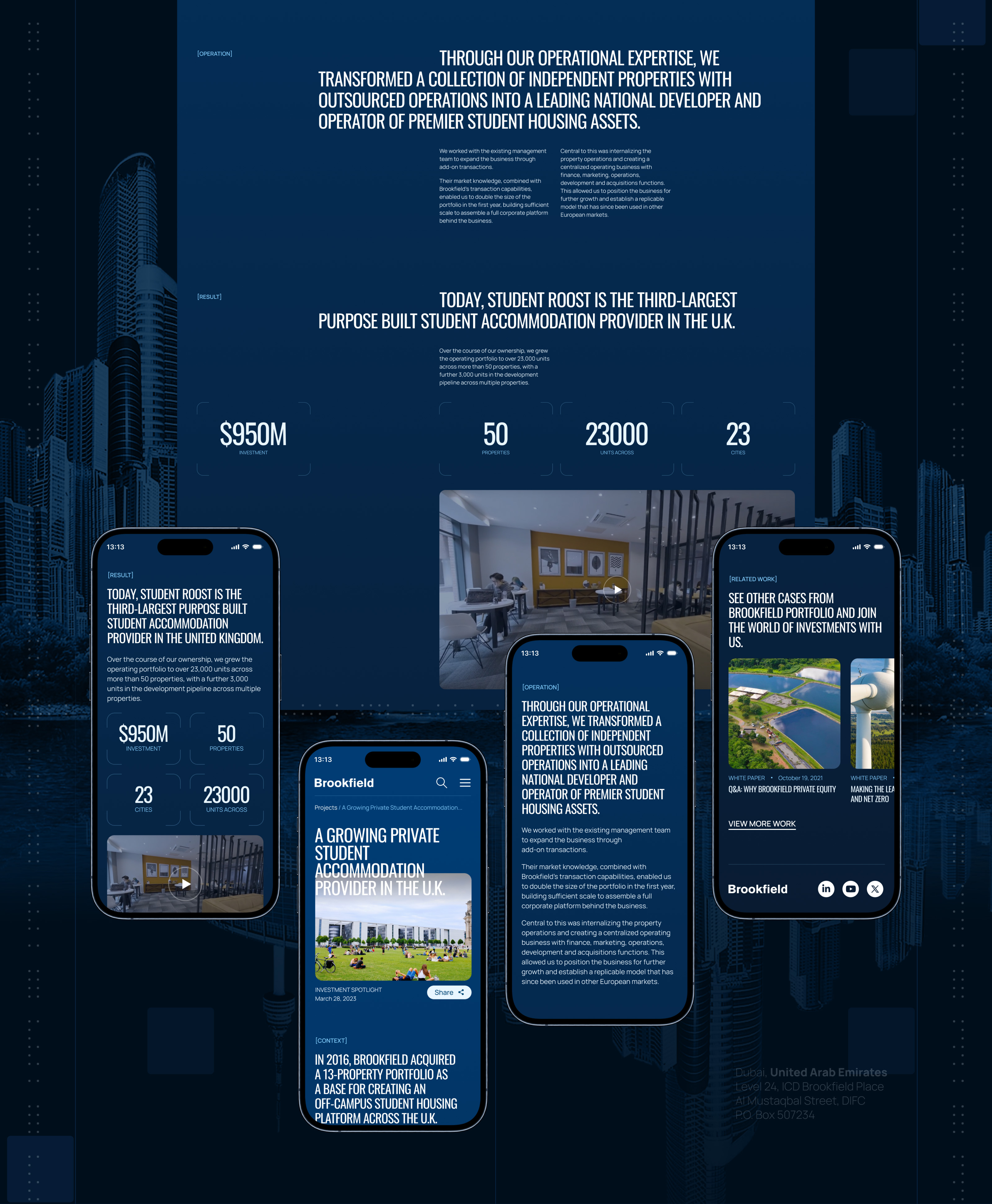 Brookfield | Corporate website redesign — Изображение №6 — Интерфейсы, Брендинг на Dprofile