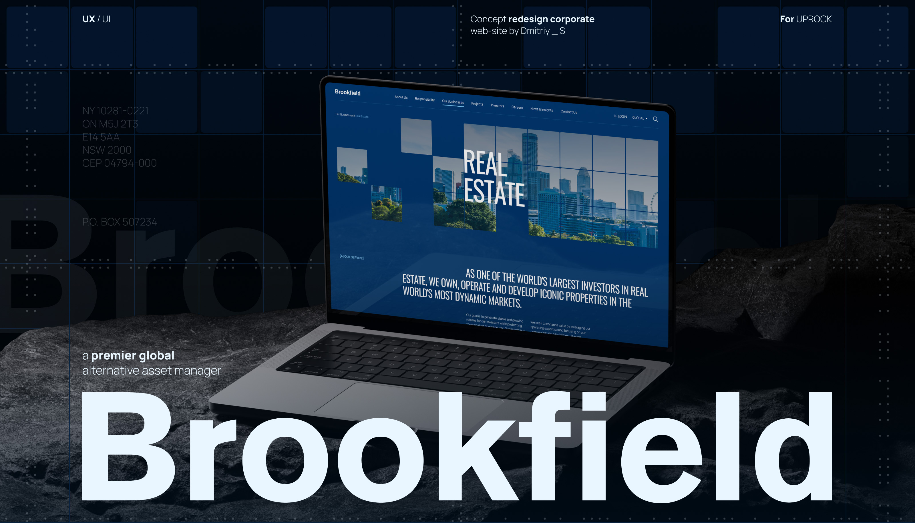 Brookfield | Corporate website redesign — Изображение №1 — Интерфейсы, Брендинг на Dprofile