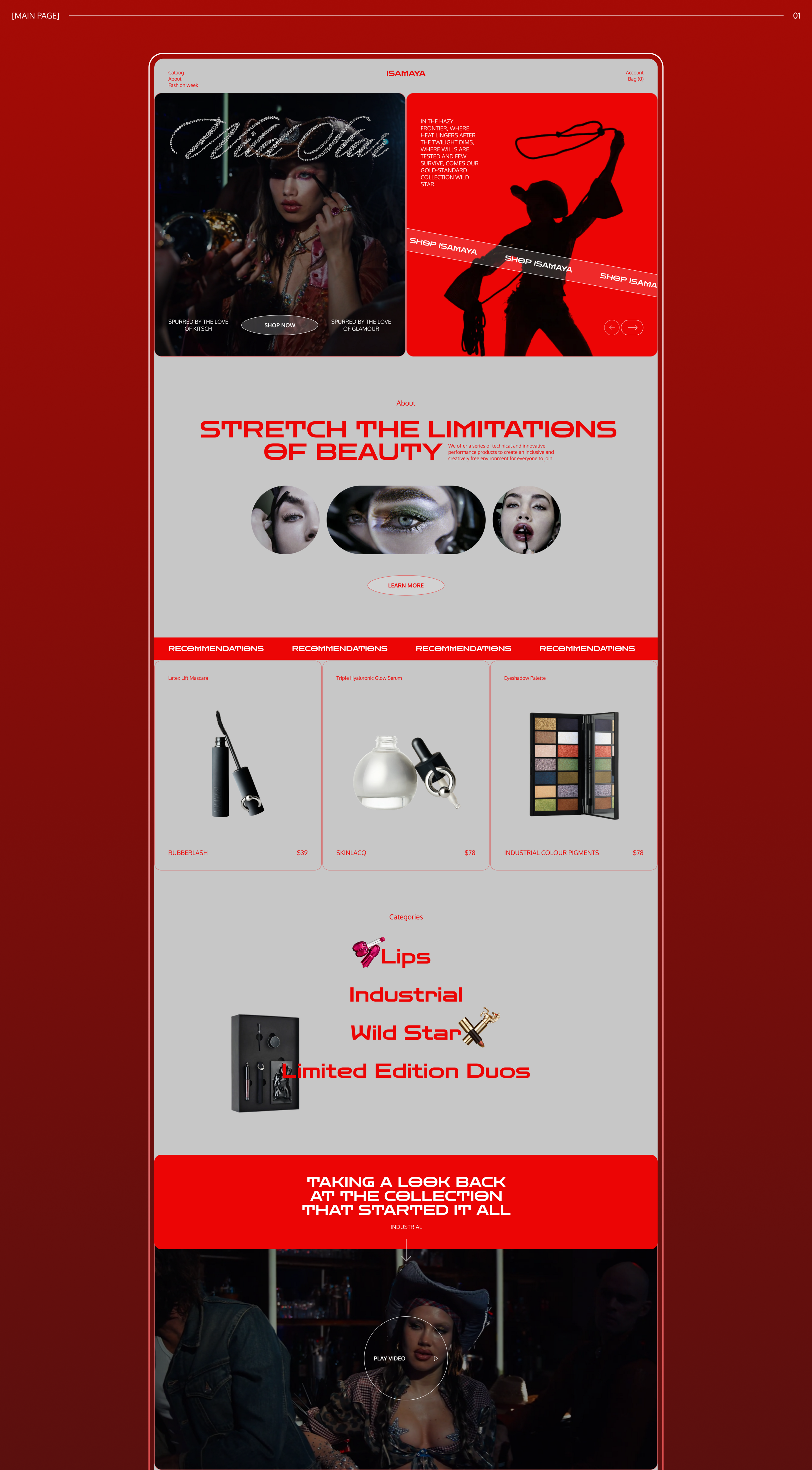 ISAMAYA | E-commerce Redesign — Изображение №3 — Интерфейсы, Анимация на Dprofile