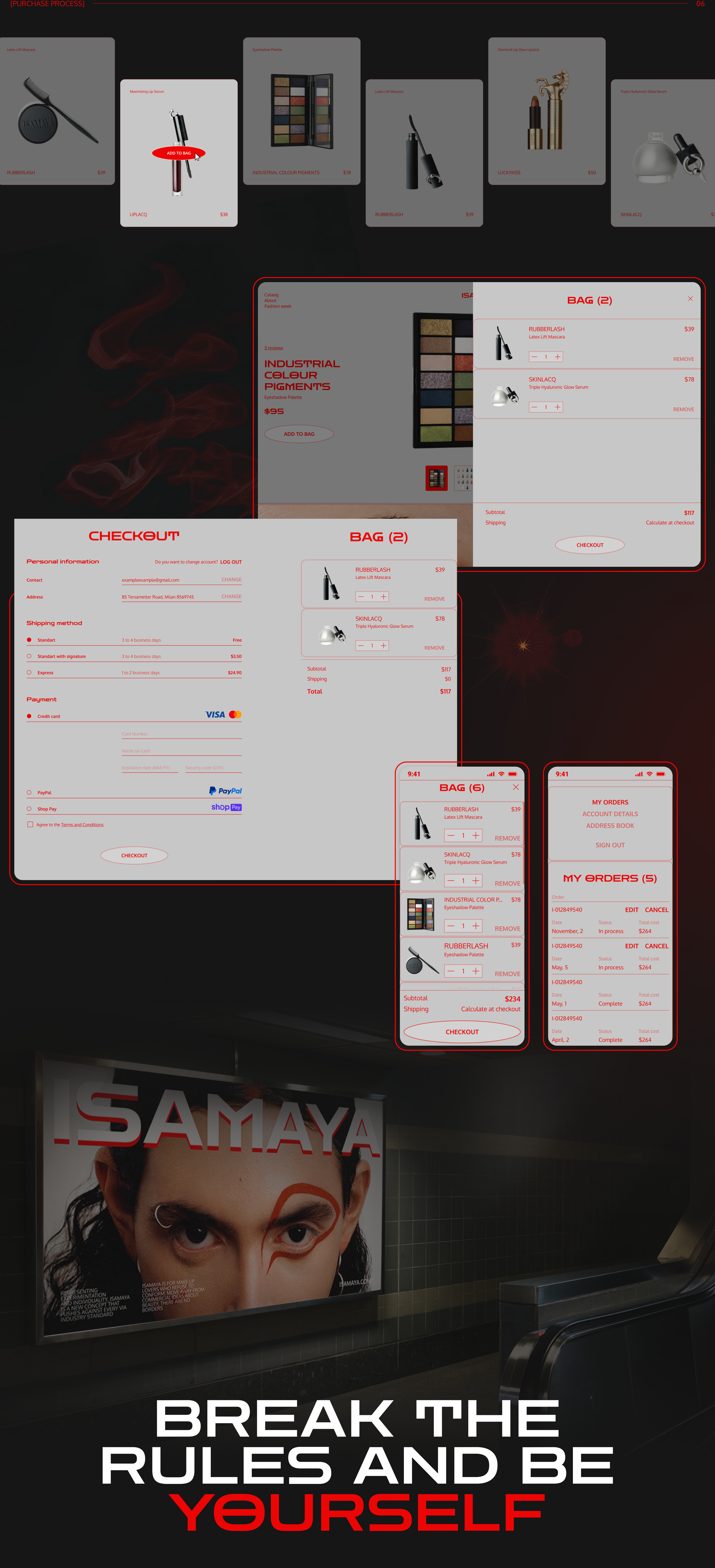 ISAMAYA | E-commerce Redesign — Изображение №11 — Интерфейсы, Анимация на Dprofile