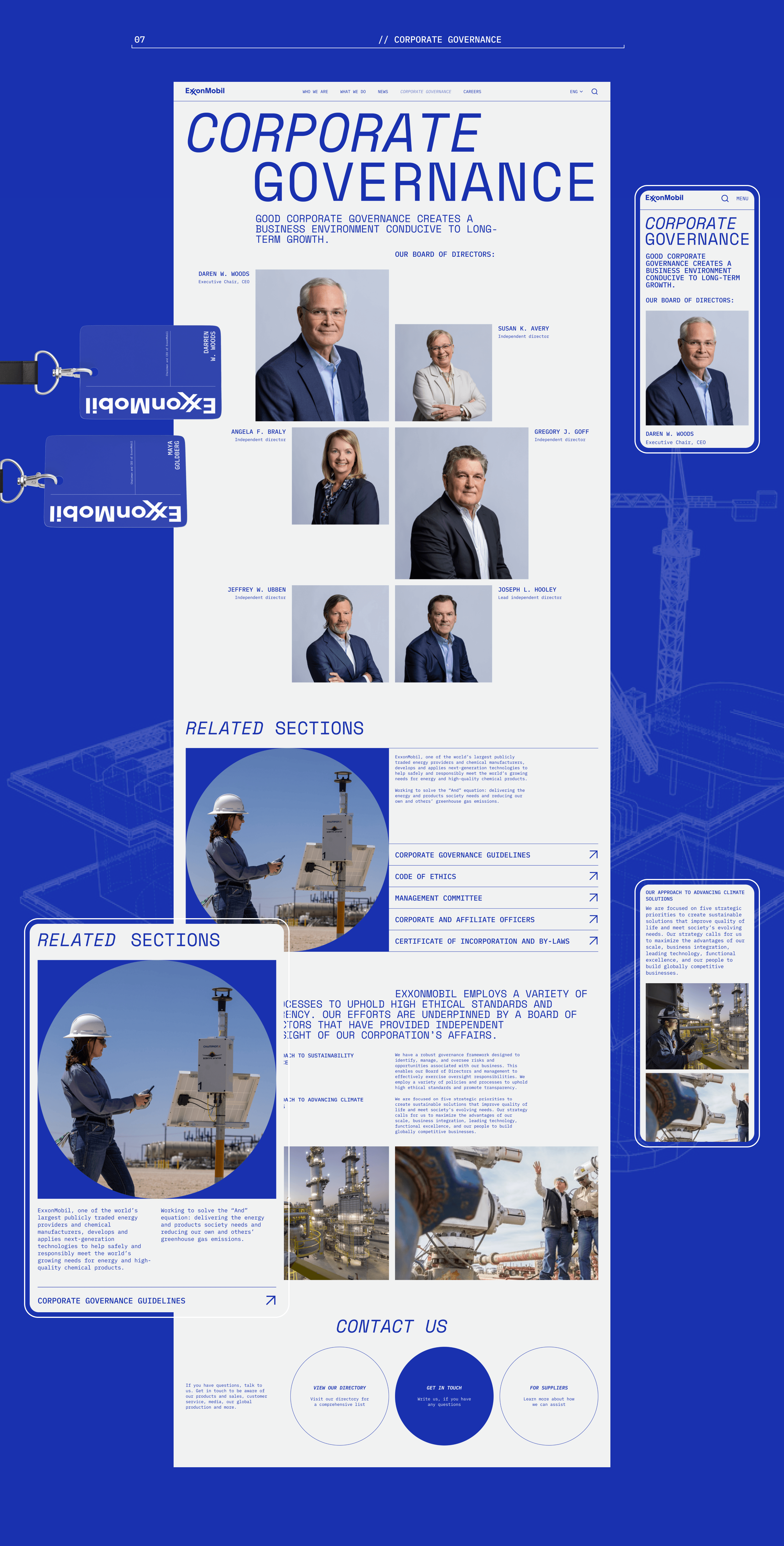 ExxonMobil | Corporate website redesign — Изображение №13 — Интерфейсы на Dprofile