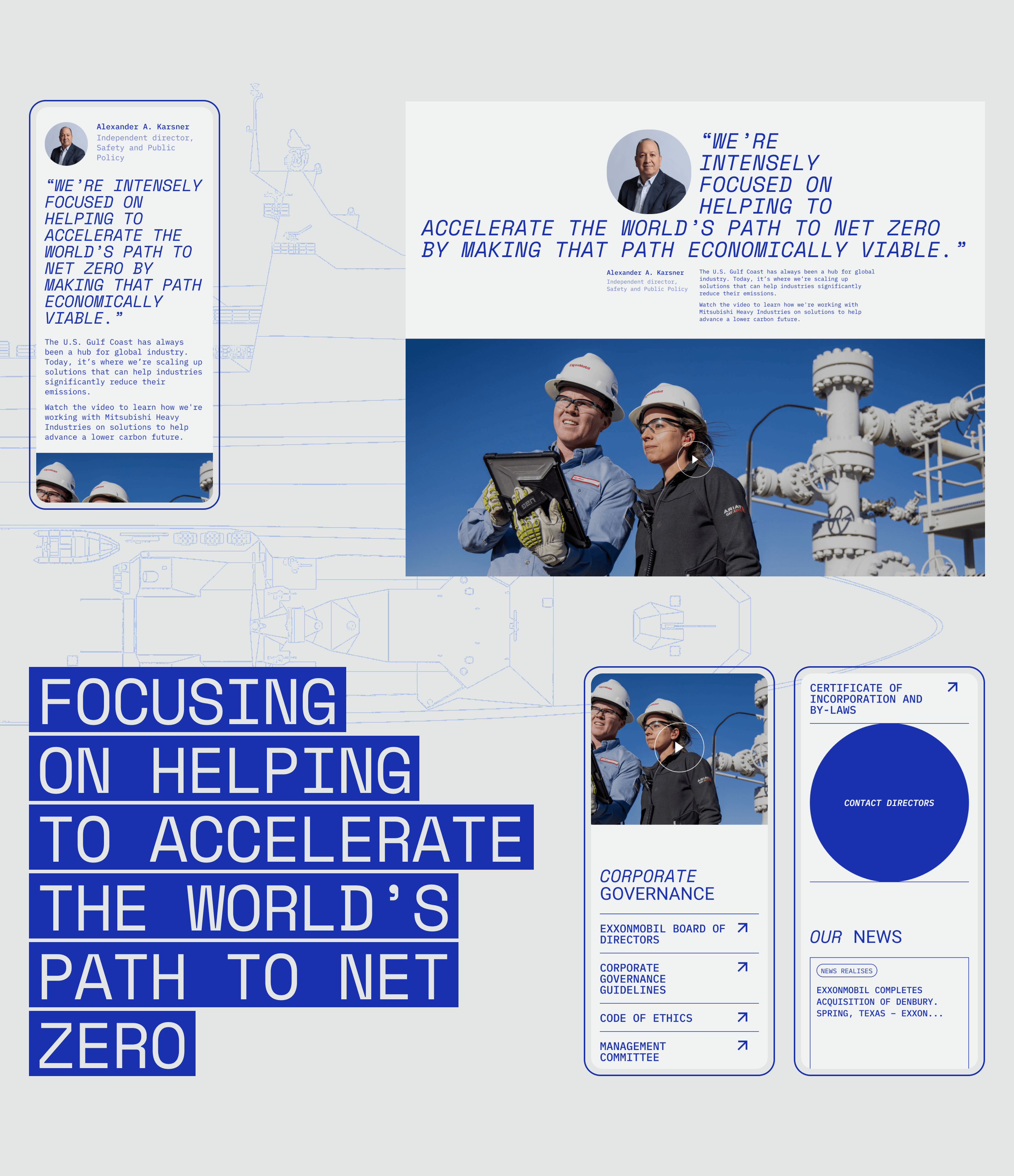 ExxonMobil | Corporate website redesign — Изображение №7 — Интерфейсы на Dprofile