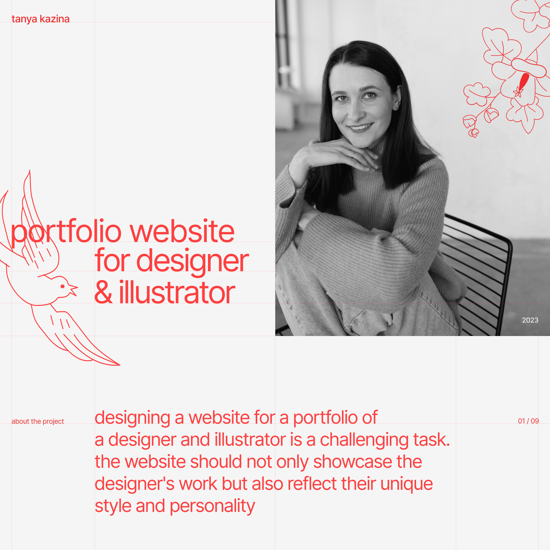 Personal portfolio website — Изображение №1 — Интерфейсы, Иллюстрация на Dprofile