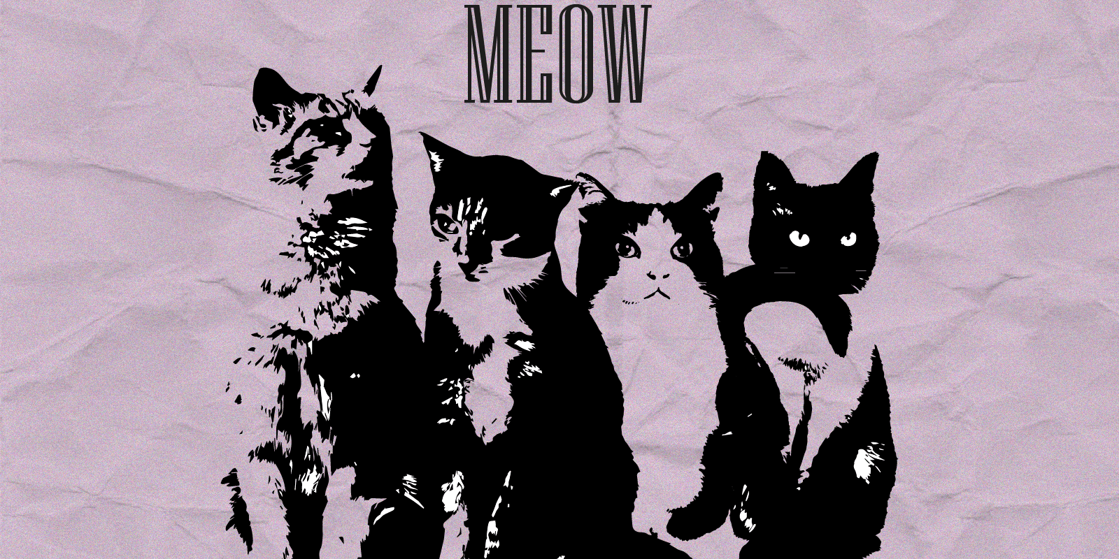 Meow cats — Изображение №2 — Иллюстрация на Dprofile