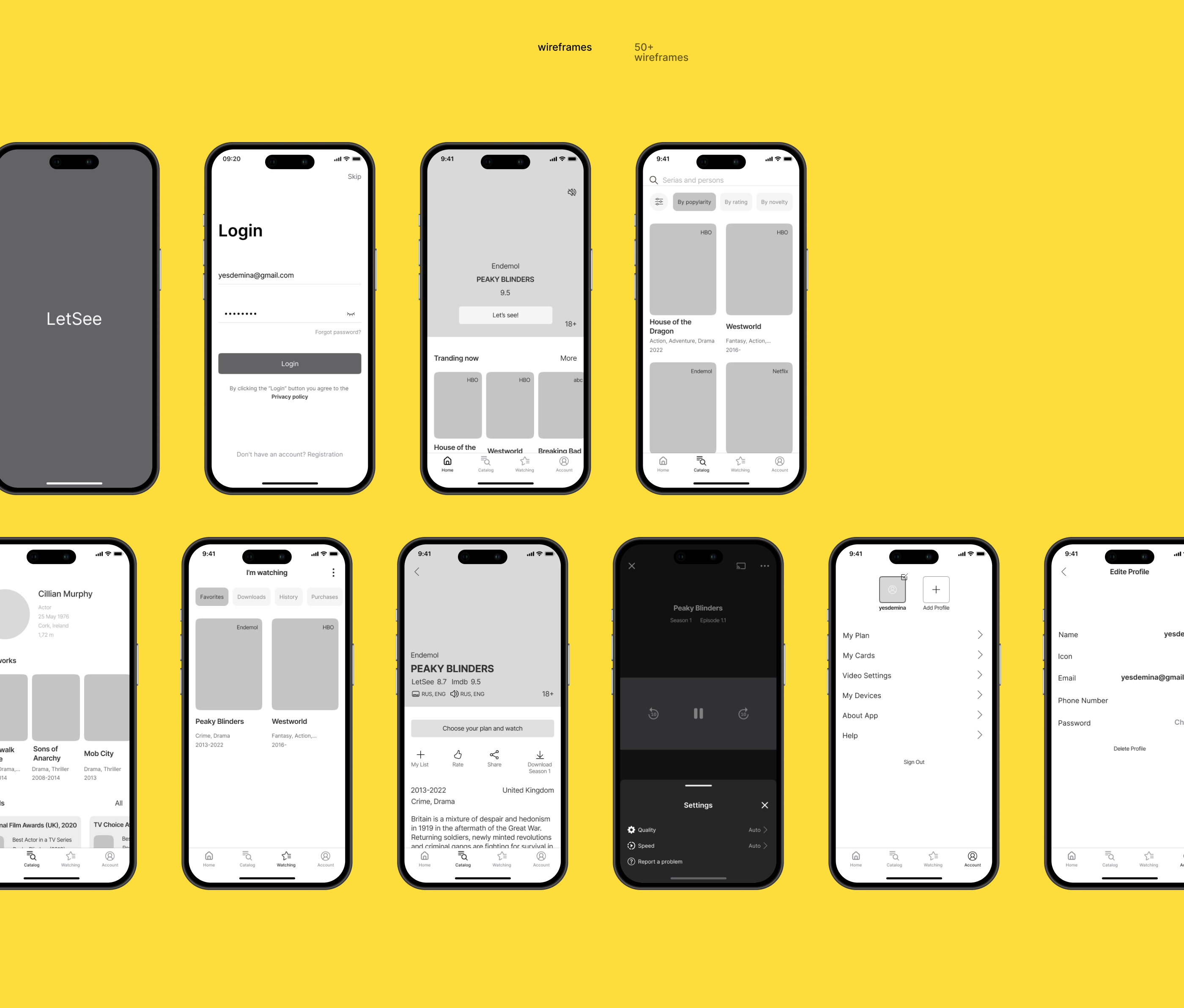 LET'SEE | Mobile App — Изображение №5 — Интерфейсы на Dprofile