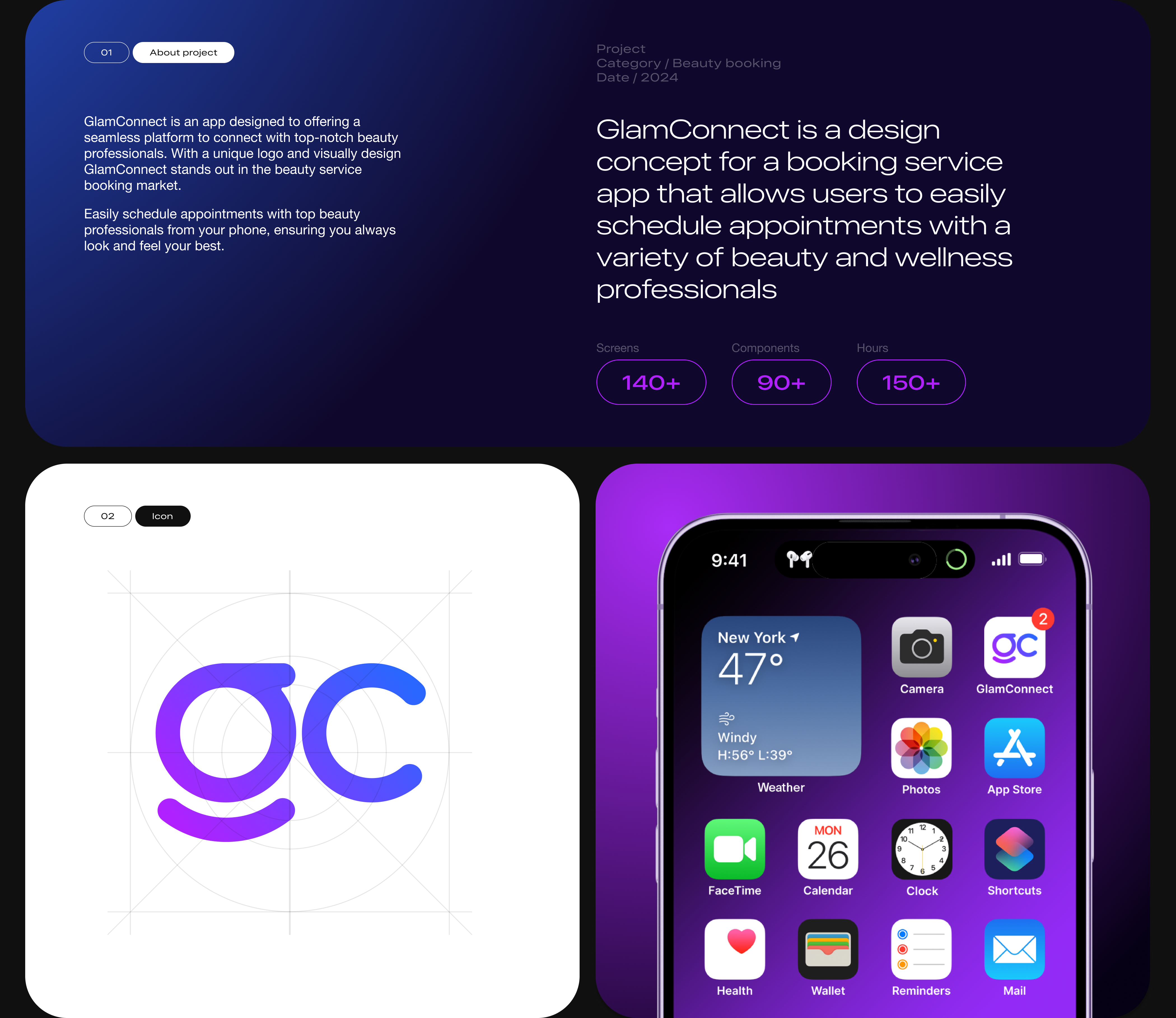 Glam Connect | Beauty booking app — Изображение №2 — Интерфейсы на Dprofile