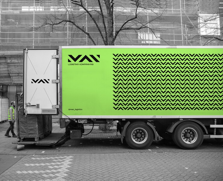 MAN - shipping services LLC (logo identity) на Dprofile