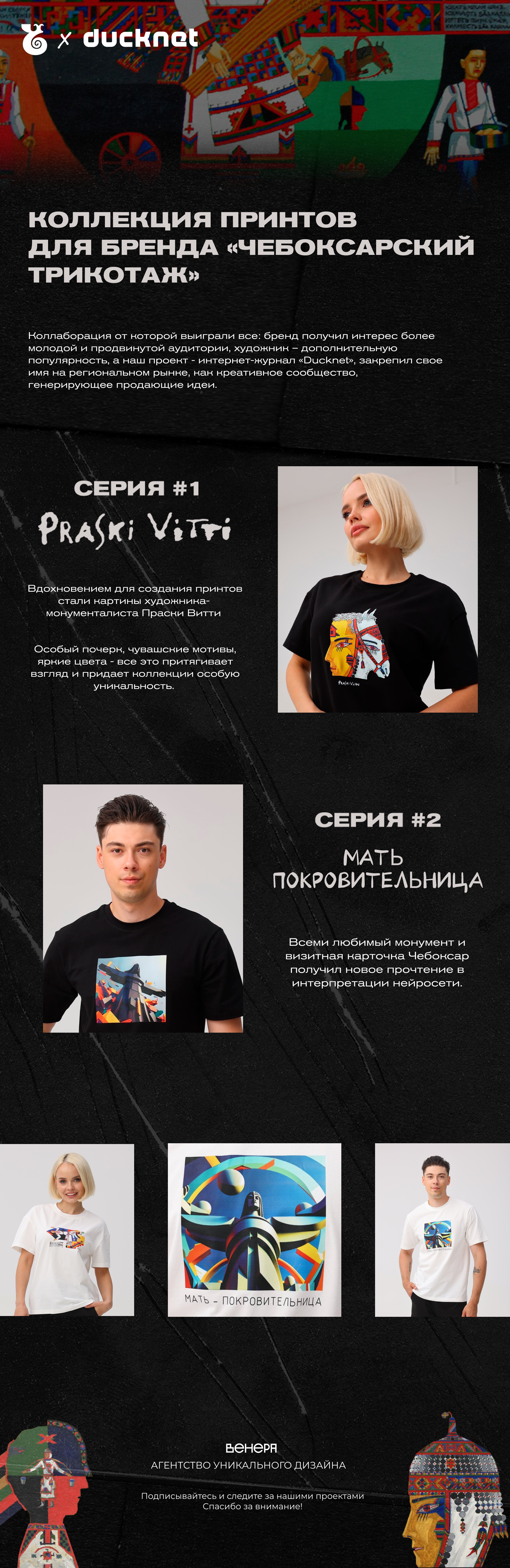 Коллекция принтов для бренда «Чебоксарский  трикотаж» — Изображение №1 — Иллюстрация, Маркетинг на Dprofile