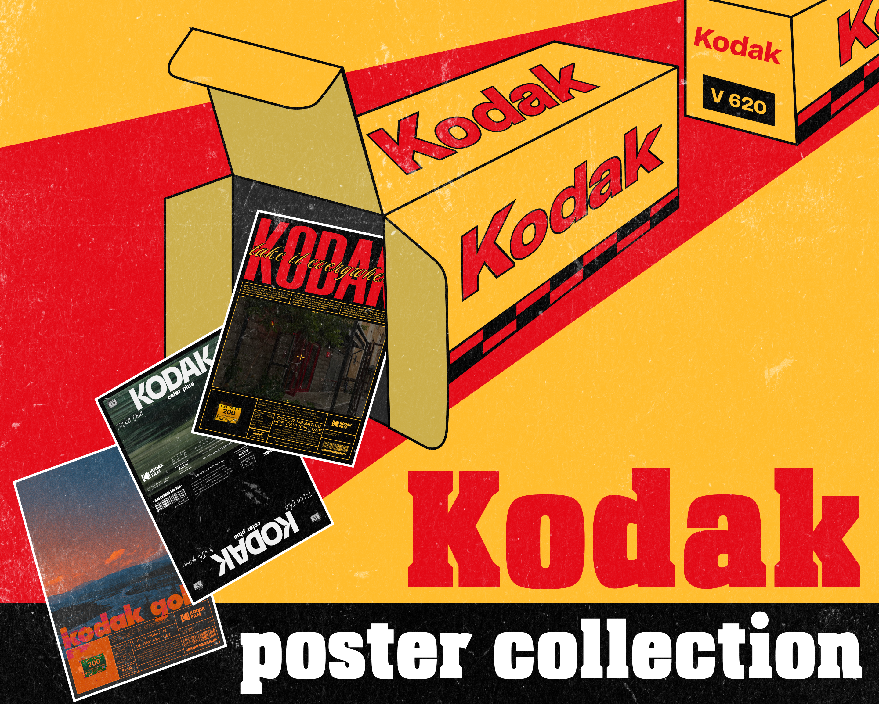 KODAK POSTER COLLECTION — Изображение №1 — Графика на Dprofile