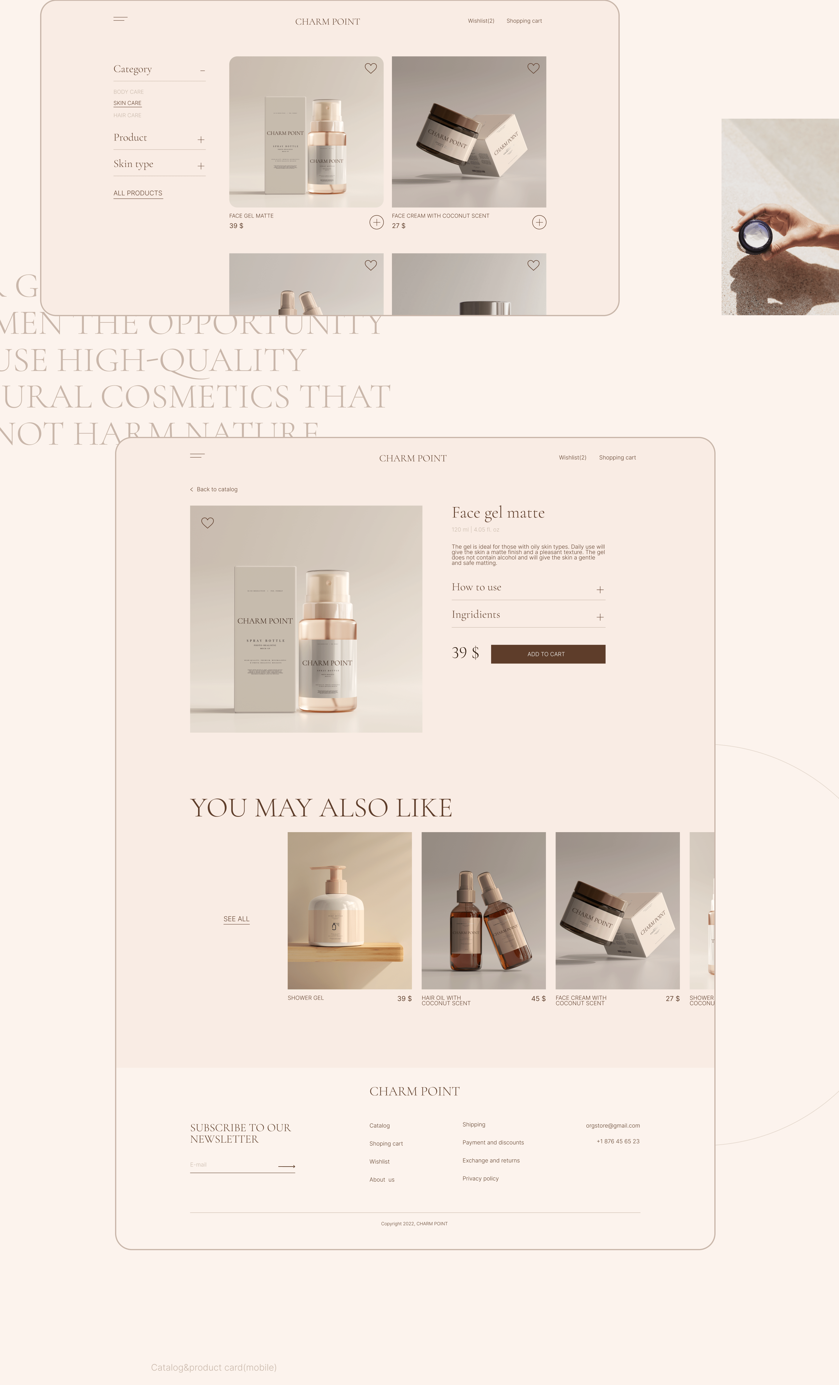 Charm point | Online store — Изображение №5 — Интерфейсы на Dprofile