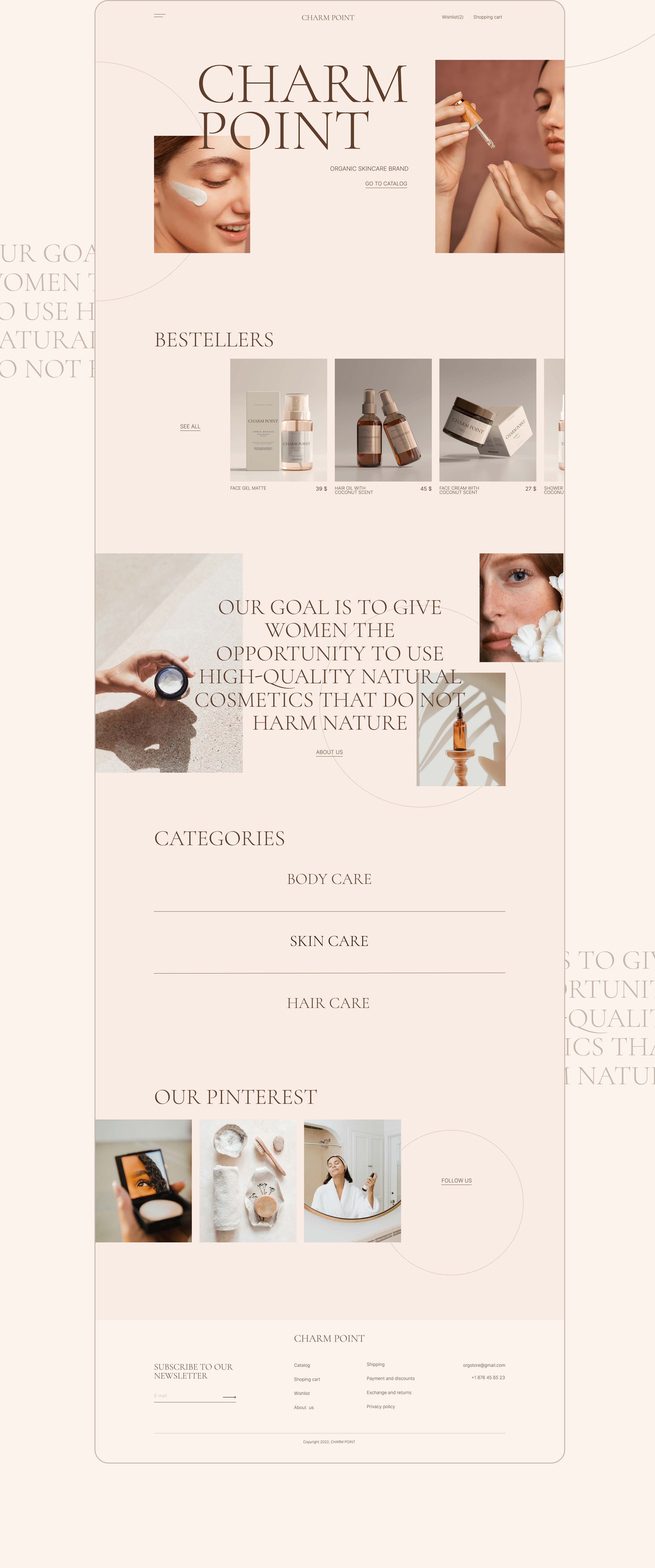 Charm point | Online store — Изображение №3 — Интерфейсы на Dprofile