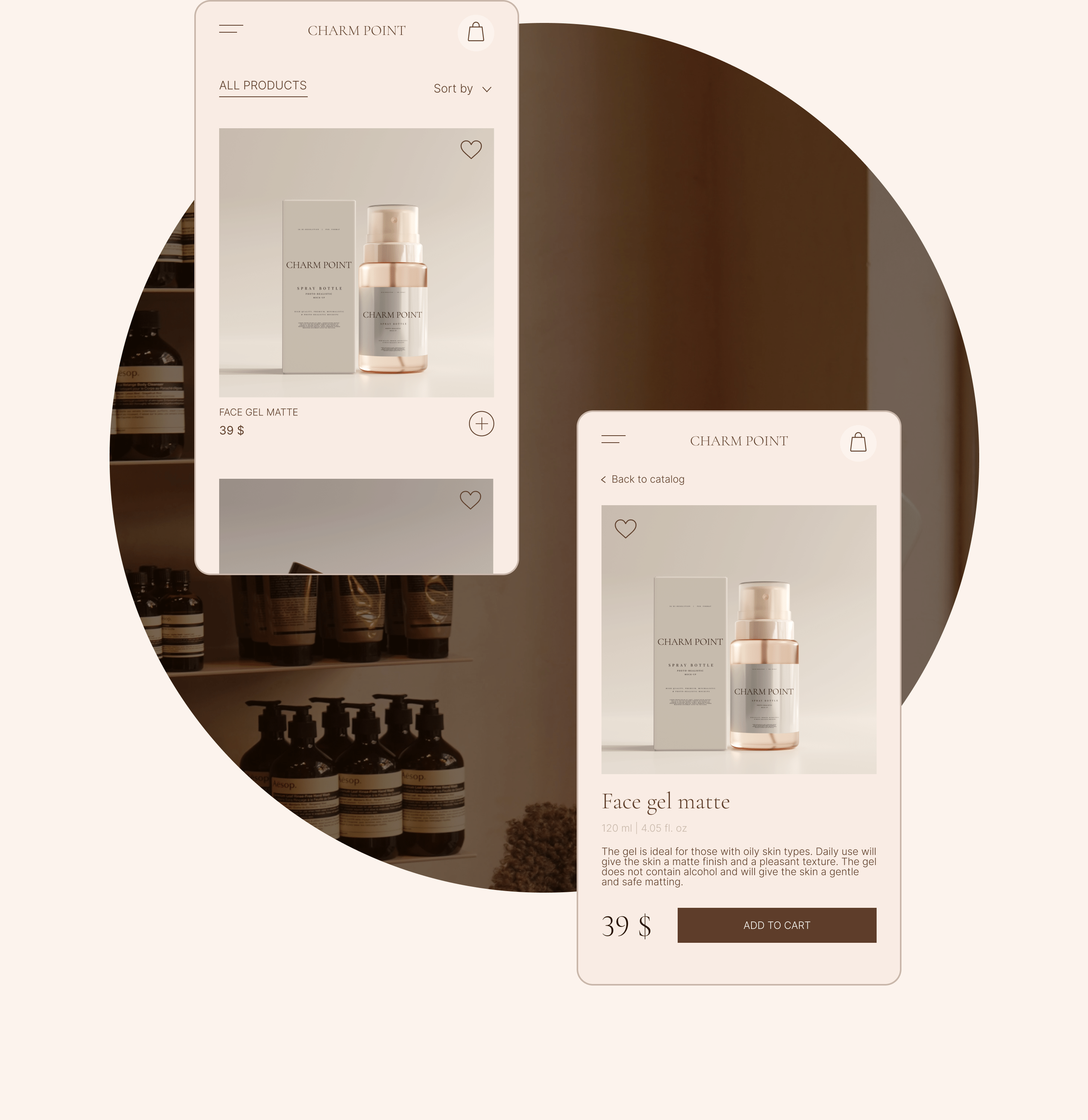 Charm point | Online store — Изображение №6 — Интерфейсы на Dprofile