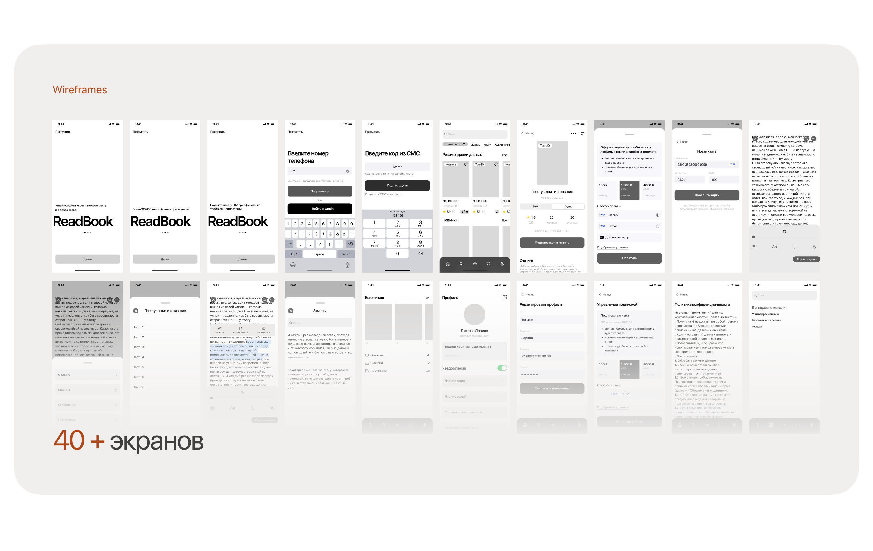 Reedbook - Mobile App — Изображение №6 — Интерфейсы на Dprofile