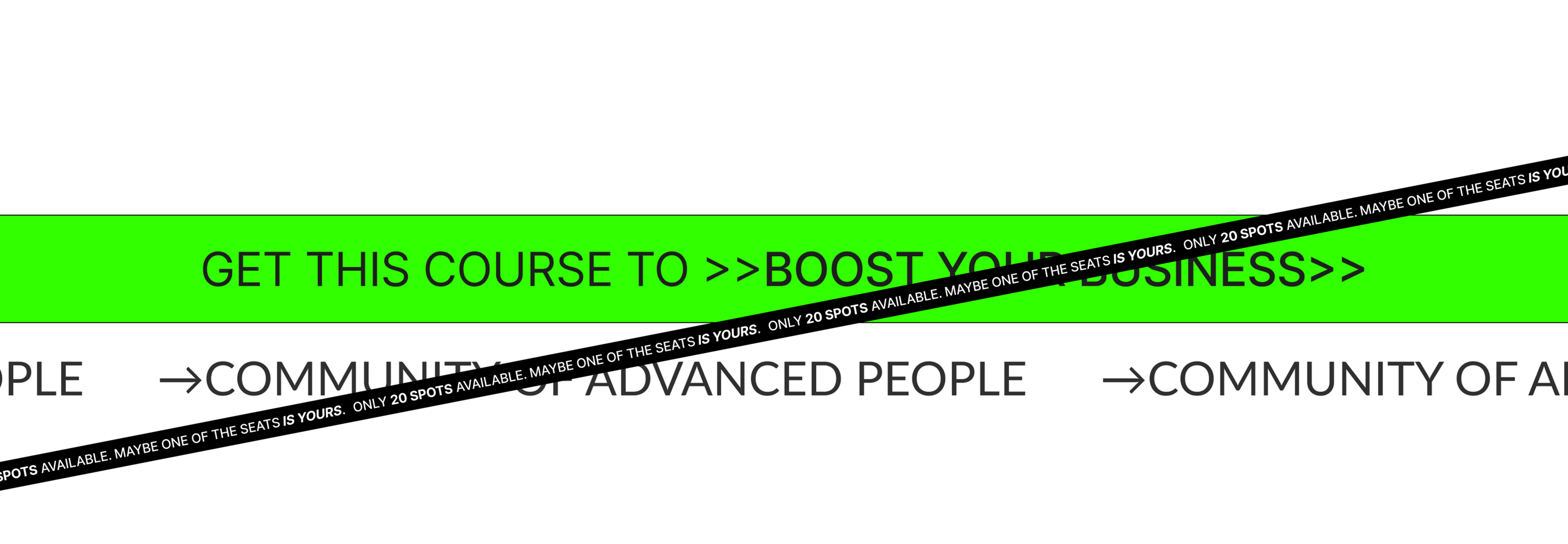 Landing for Online Business Boost Course│ UX/UI design — Изображение №10 — Интерфейсы, Графика на Dprofile