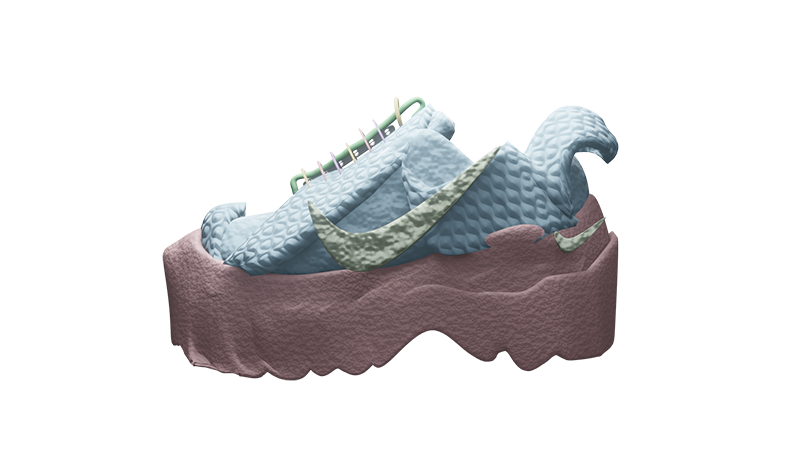 Кроссовки (low poly концепт) — Изображение №3 — Брендинг, 3D на Dprofile