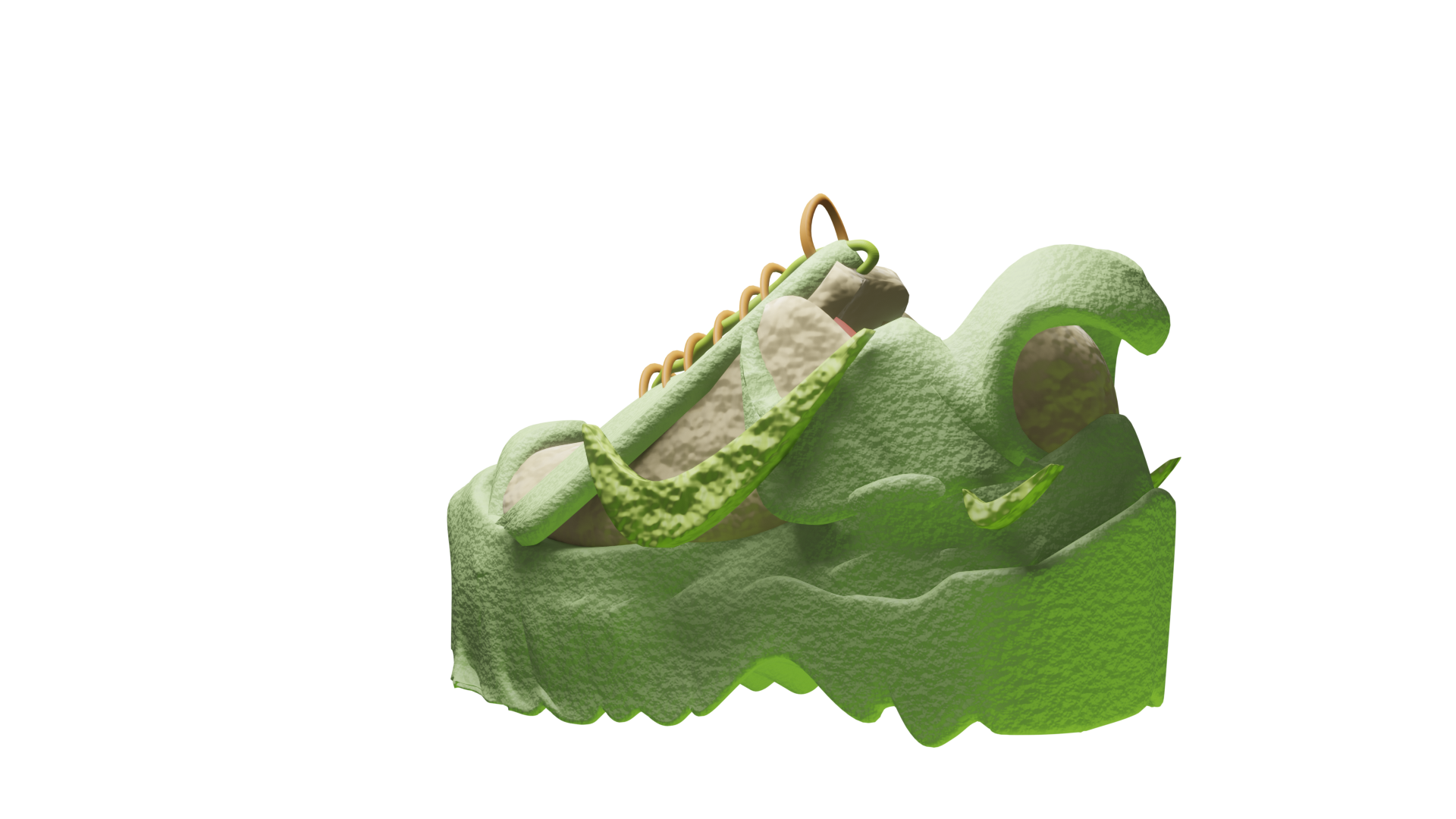 Кроссовки (low poly концепт) — Изображение №9 — Брендинг, 3D на Dprofile