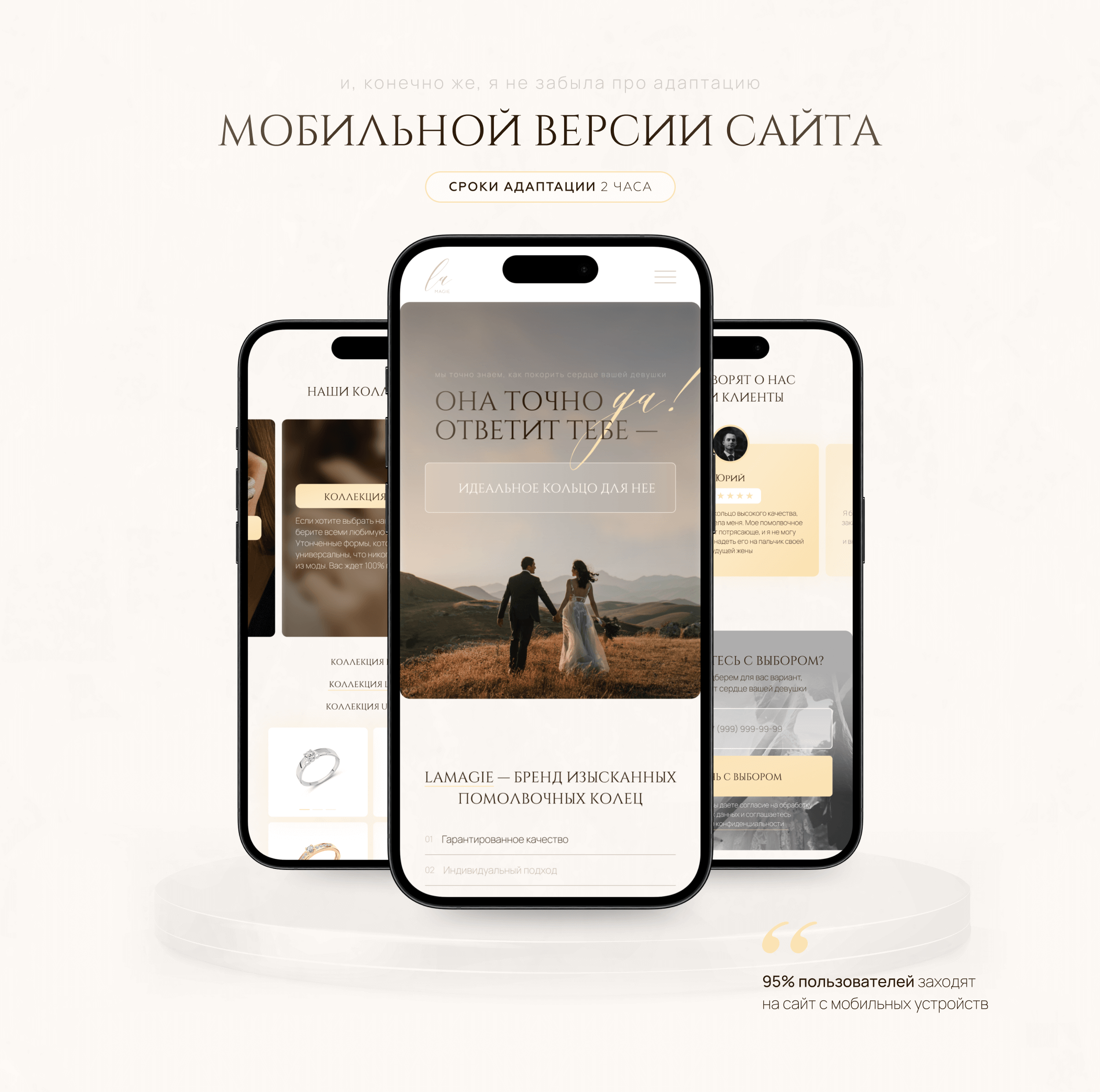 Landing page для ювелирного бренда | Jewelry store — Изображение №7 — Интерфейсы на Dprofile
