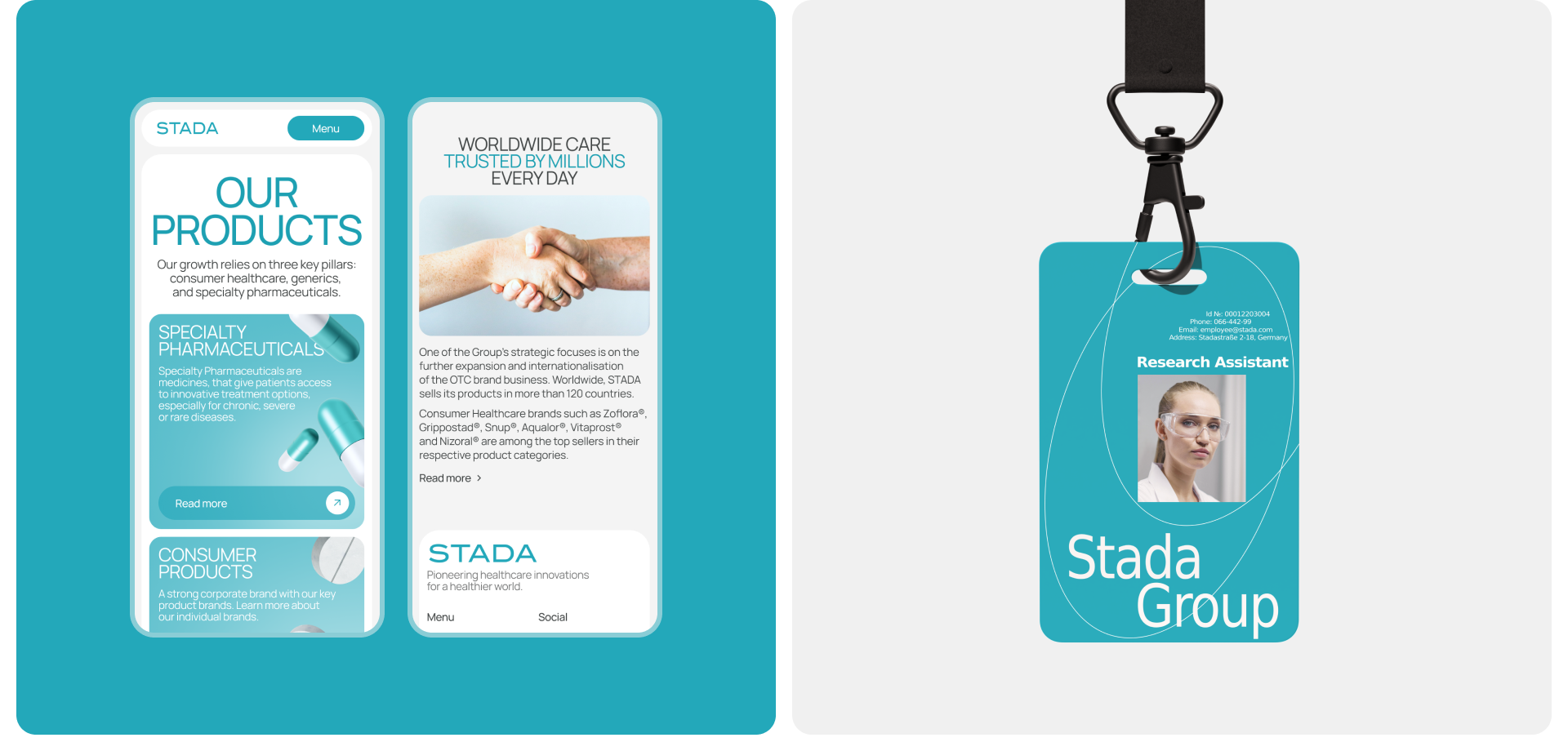 STADA | Corporate Website Redesign — Изображение №8 — Интерфейсы, Иллюстрация на Dprofile