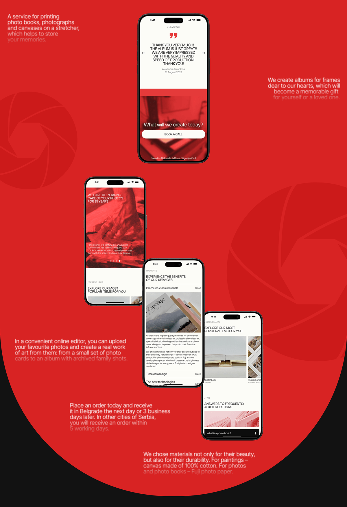Fotozona | Landing Page Redesign — Изображение №4 — Интерфейсы на Dprofile