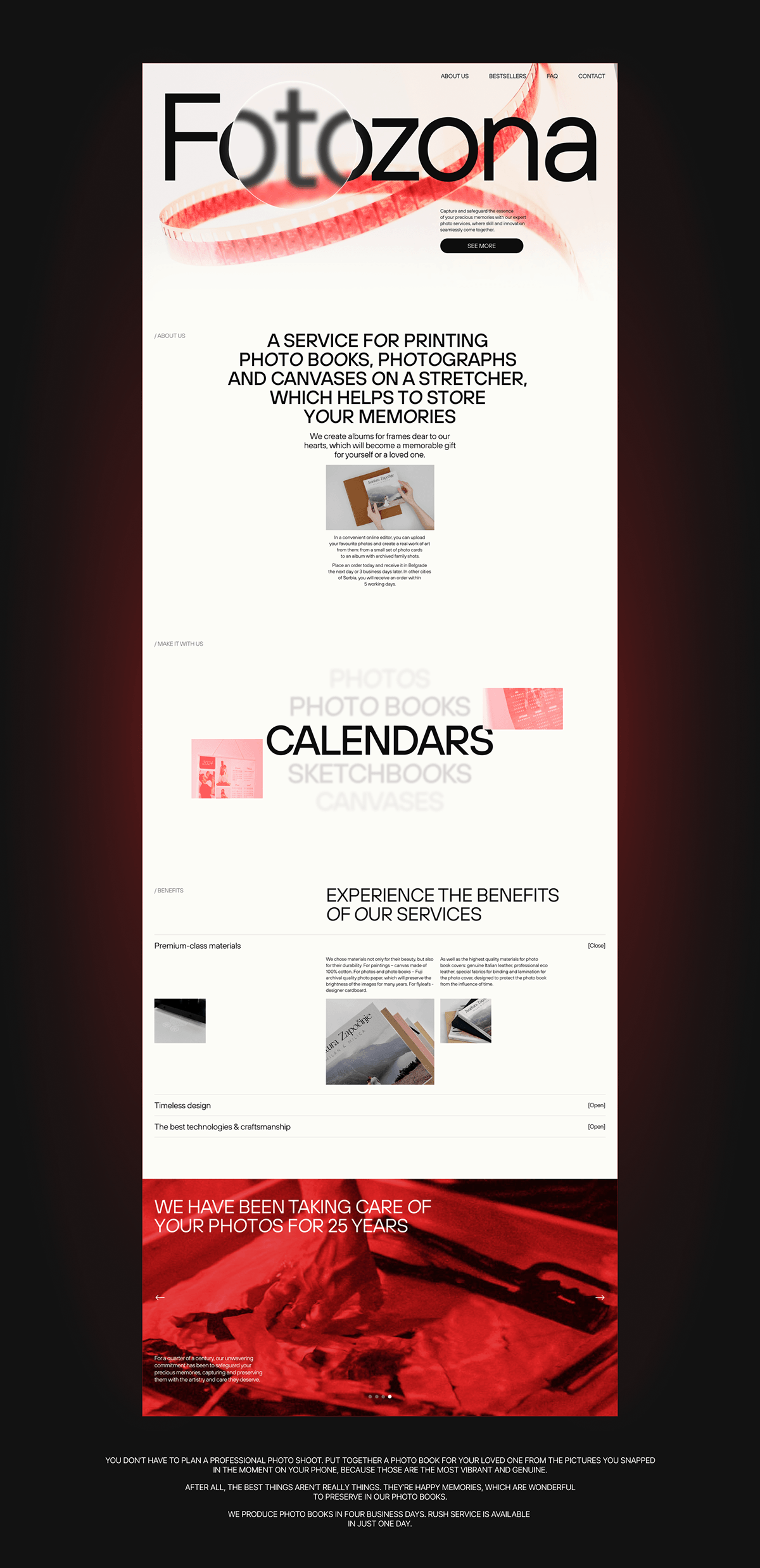Fotozona | Landing Page Redesign — Изображение №3 — Интерфейсы на Dprofile
