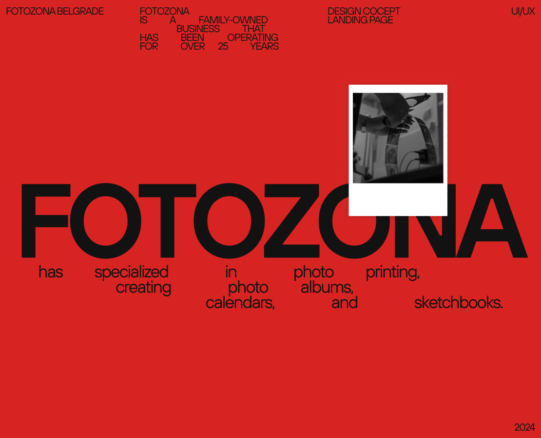 Fotozona | Landing Page Redesign — Интерфейсы на Dprofile