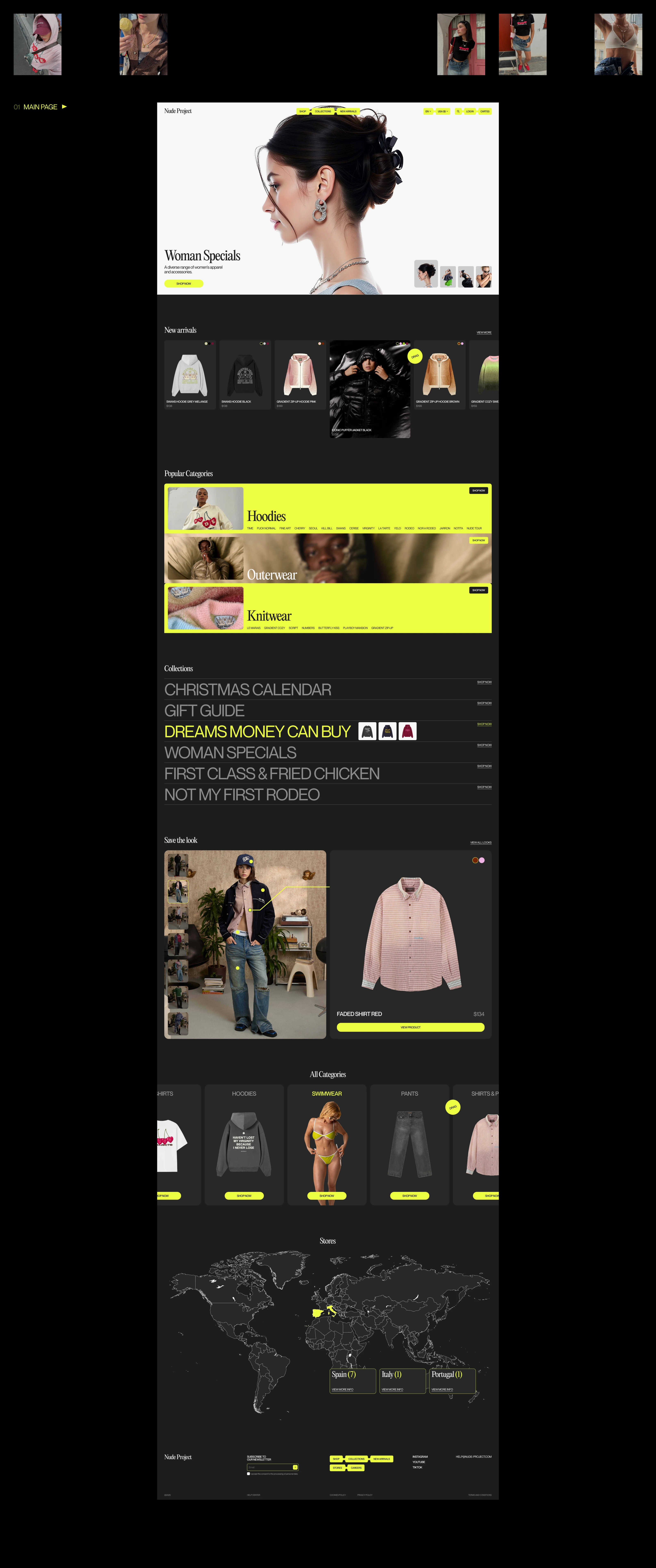 Nude Project | E-commerce Redesign — Изображение №5 — Интерфейсы, Анимация на Dprofile