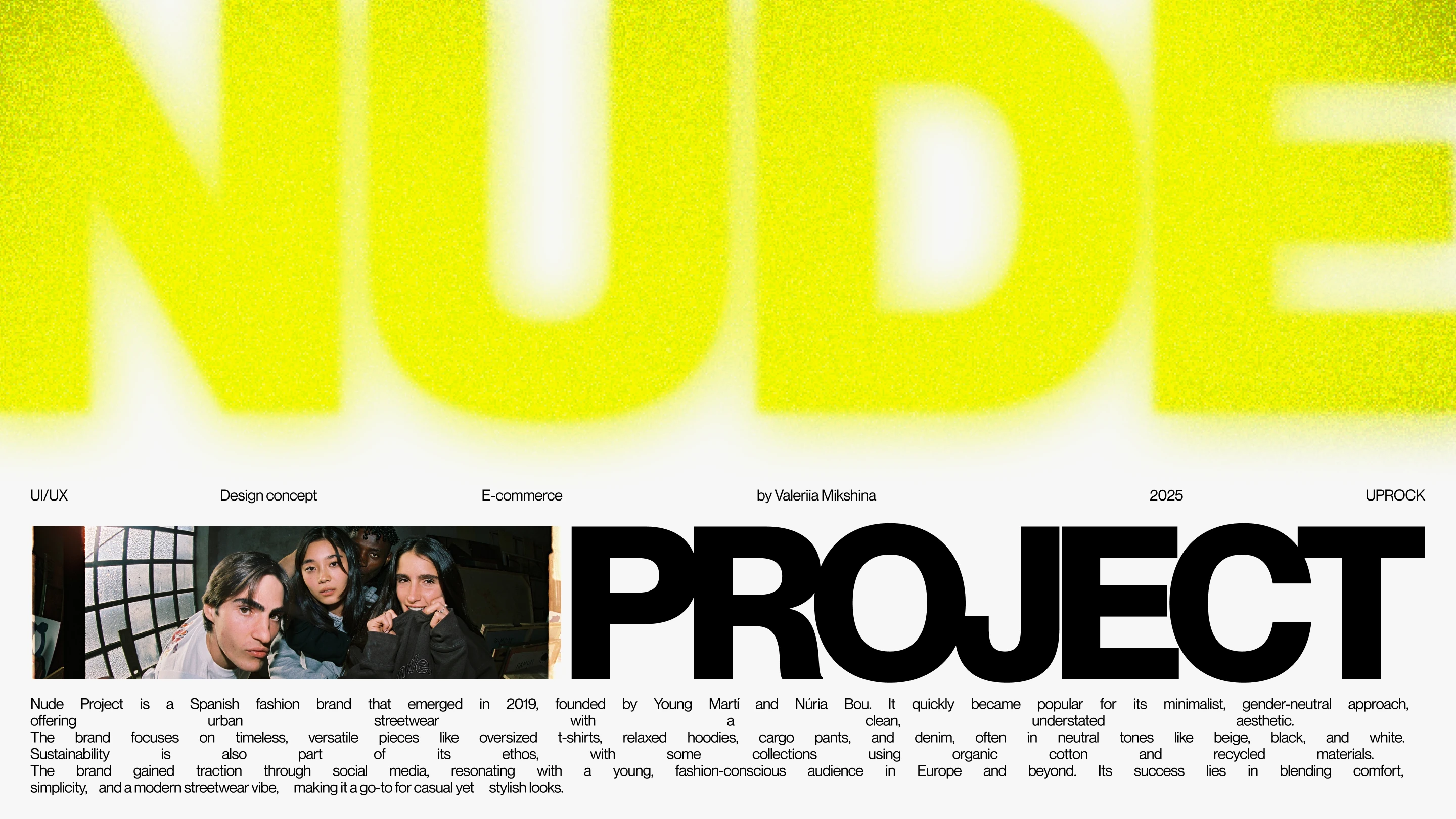 Nude Project | E-commerce Redesign — Изображение №1 — Интерфейсы, Анимация на Dprofile