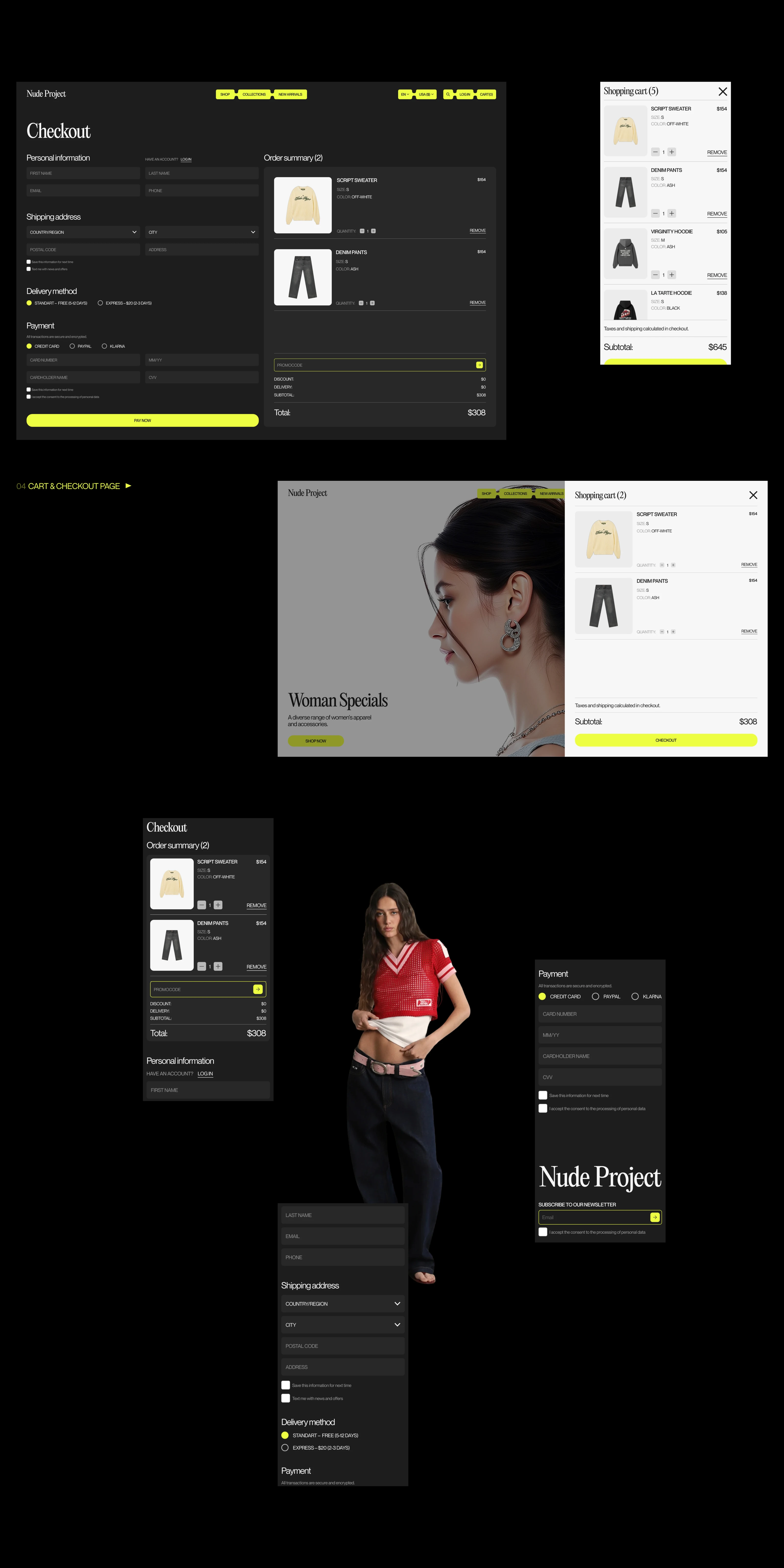 Nude Project | E-commerce Redesign — Изображение №13 — Интерфейсы, Анимация на Dprofile