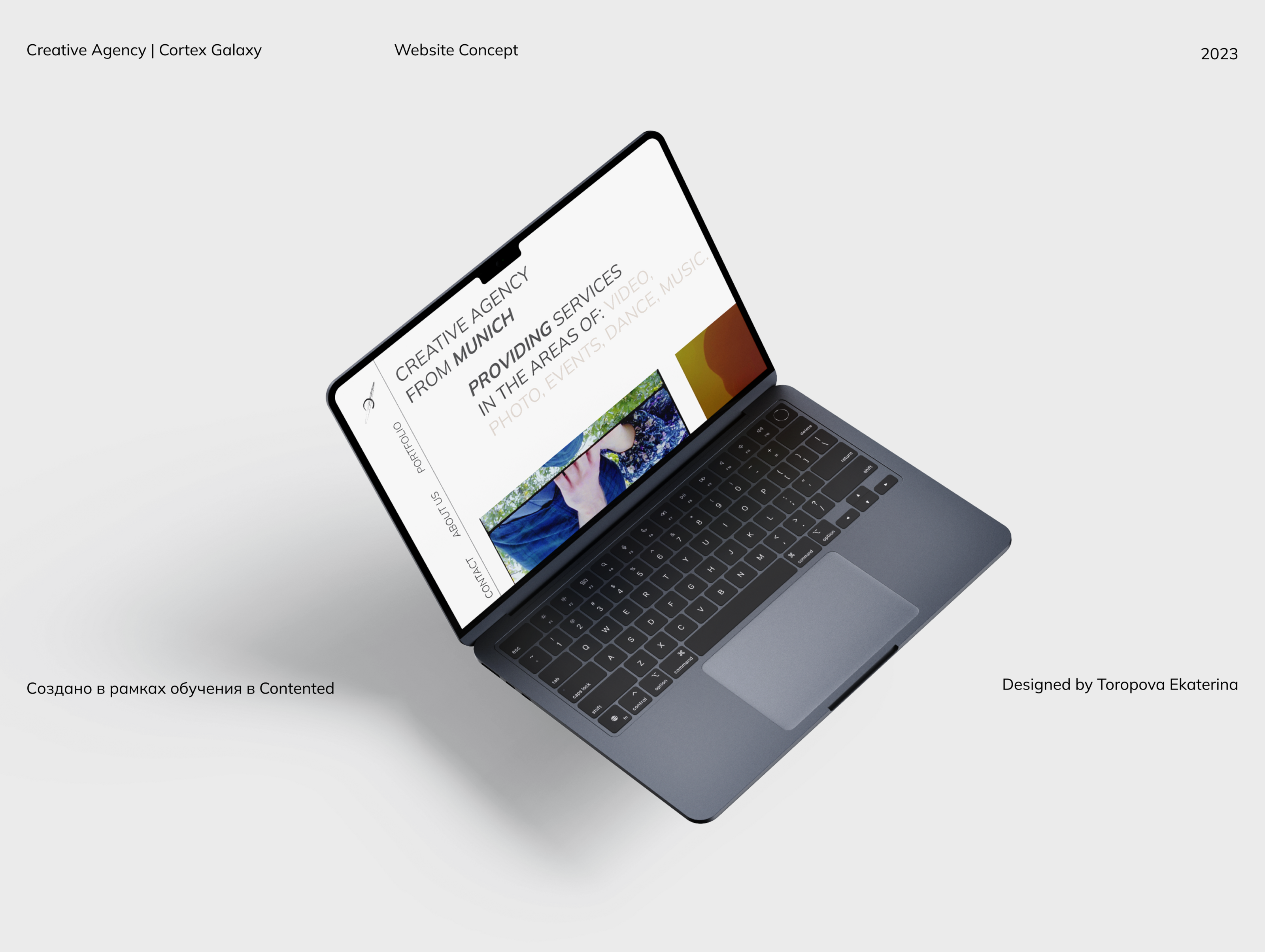 Сreative agency website concept | Cortex Galaxy — Изображение №1 — Интерфейсы на Dprofile
