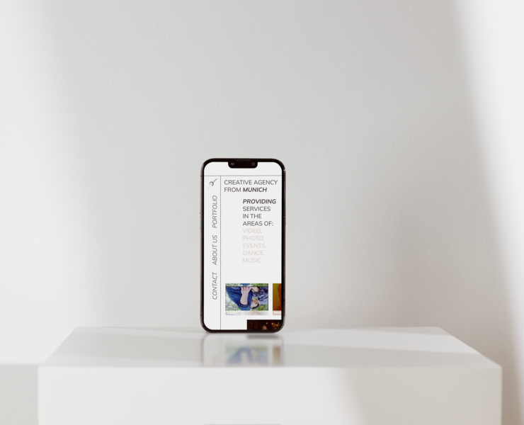 Сreative agency website concept | Cortex Galaxy на Dprofile