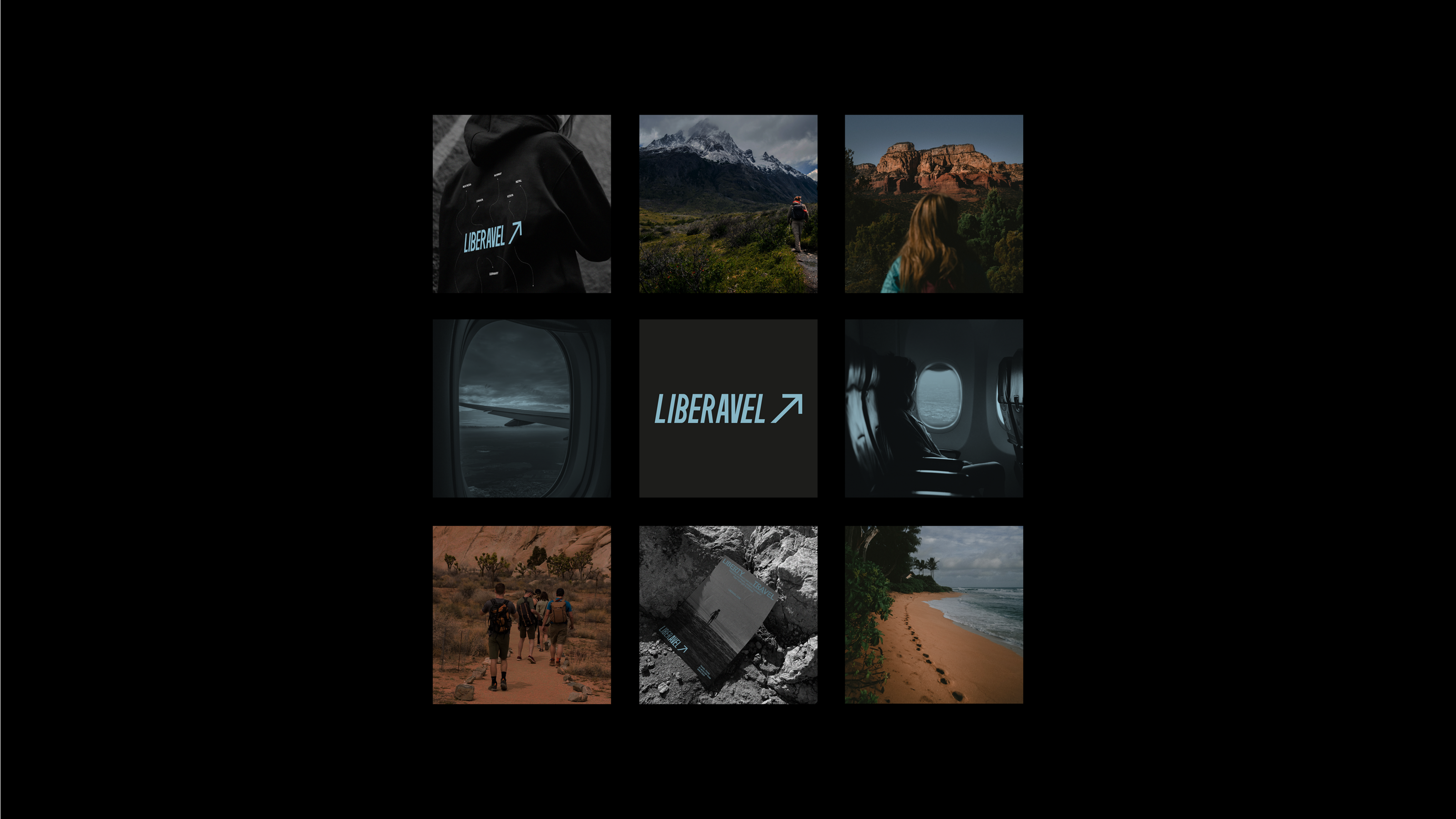 «LIBERAVEL» travel team / visual identity — Изображение №6 — Брендинг, Маркетинг на Dprofile