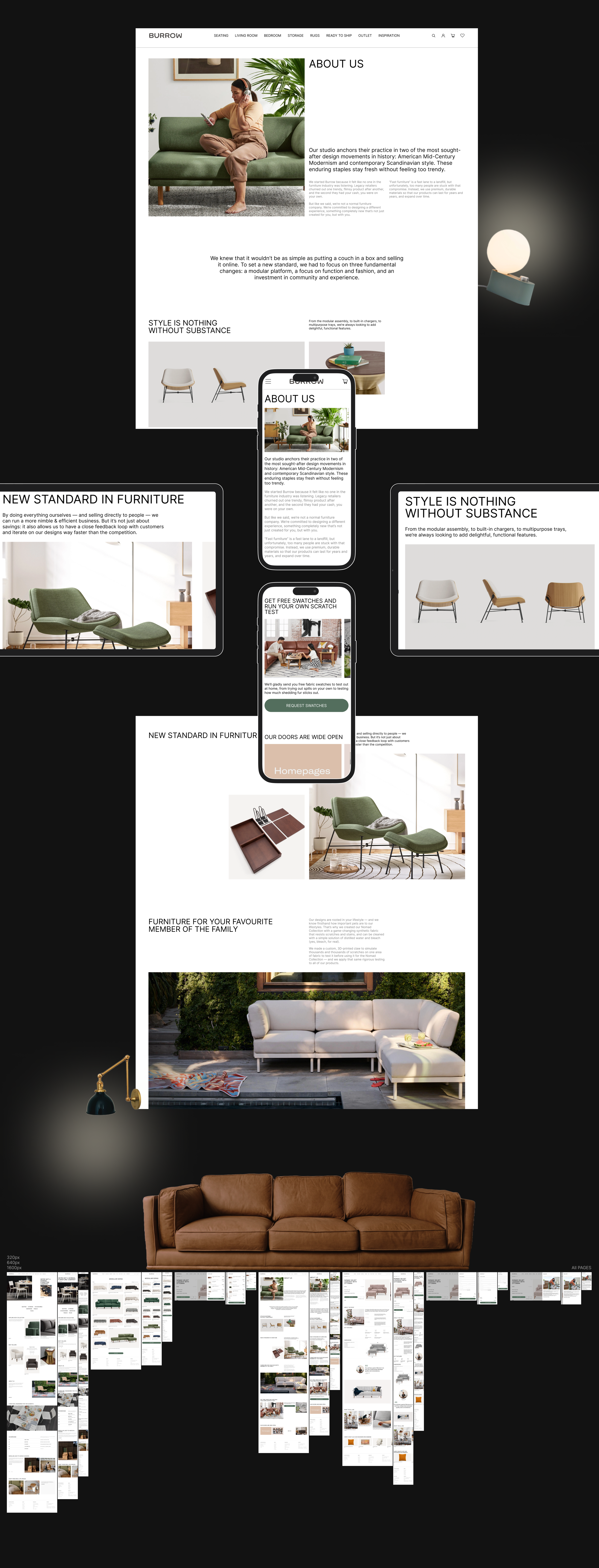 BURROW | E-commerce Redesign — Изображение №5 — Интерфейсы, Маркетинг на Dprofile