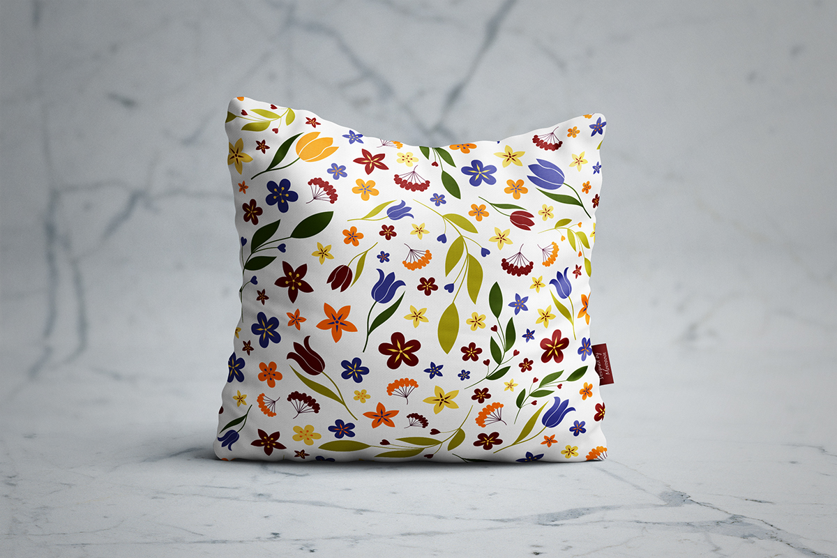 Бесшовный цветочный паттерн — Изображение №2 — Иллюстрация, Графика на Dprofile