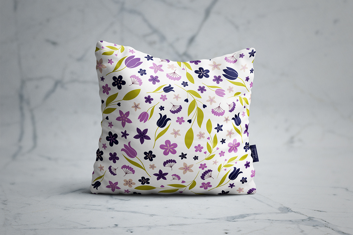 Бесшовный цветочный паттерн — Изображение №3 — Иллюстрация, Графика на Dprofile