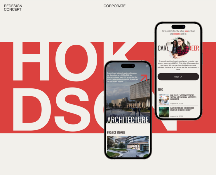 HOK ✽ CORPORATE REDESIGN — Интерфейсы, Брендинг на Dprofile