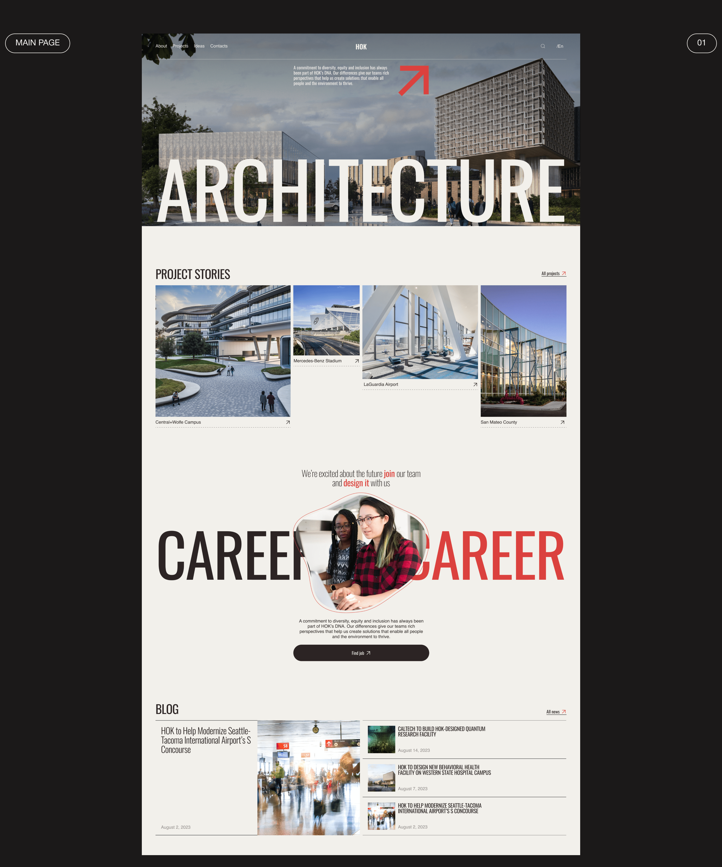 HOK ✽ CORPORATE REDESIGN — Изображение №2 — Интерфейсы, Брендинг на Dprofile